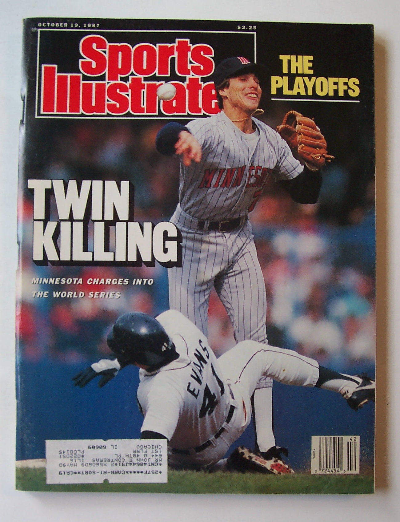 Sports Illustrated Magazine -October 19, 1987- Playoffs