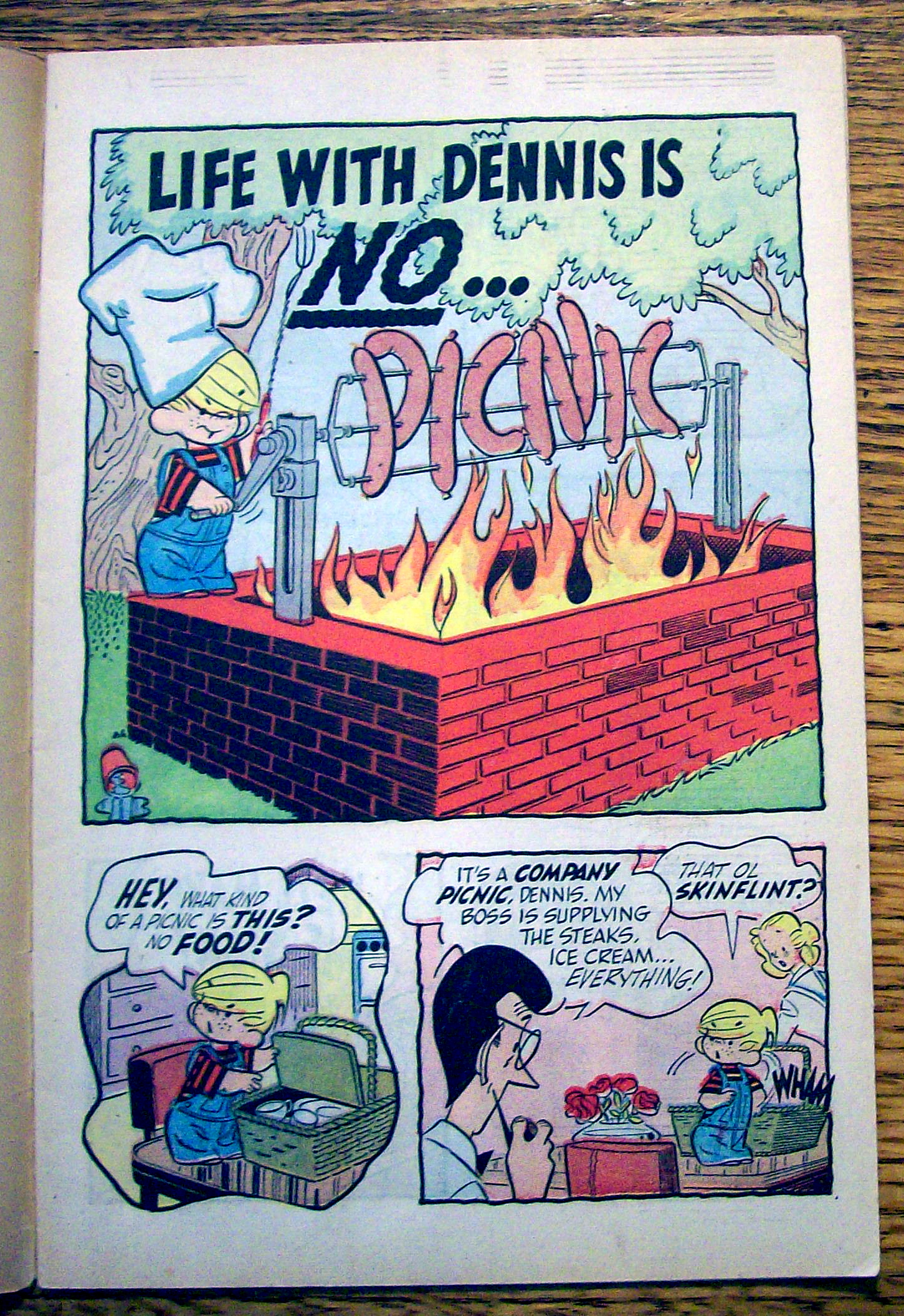 Dennis The Menace Comic #11-July 1955-No Picnic