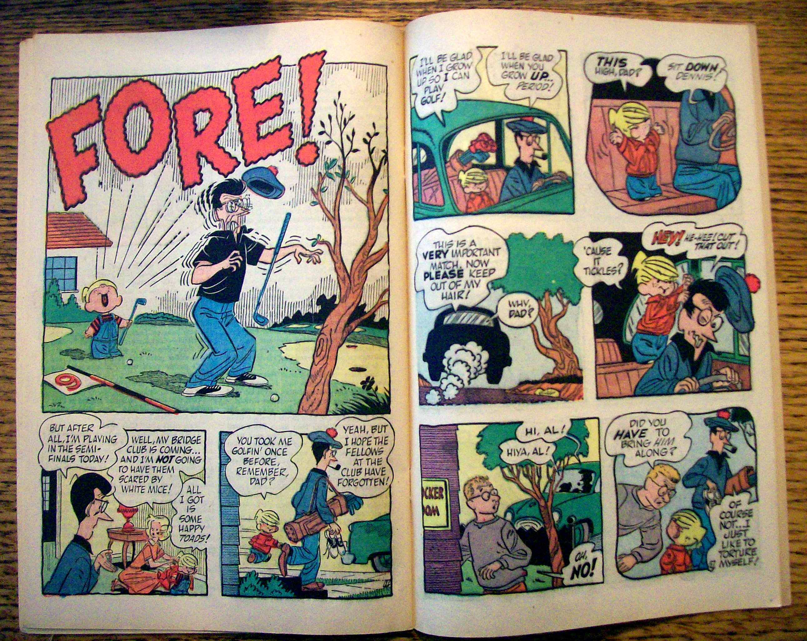 Dennis The Menace Comic #11-July 1955-No Picnic