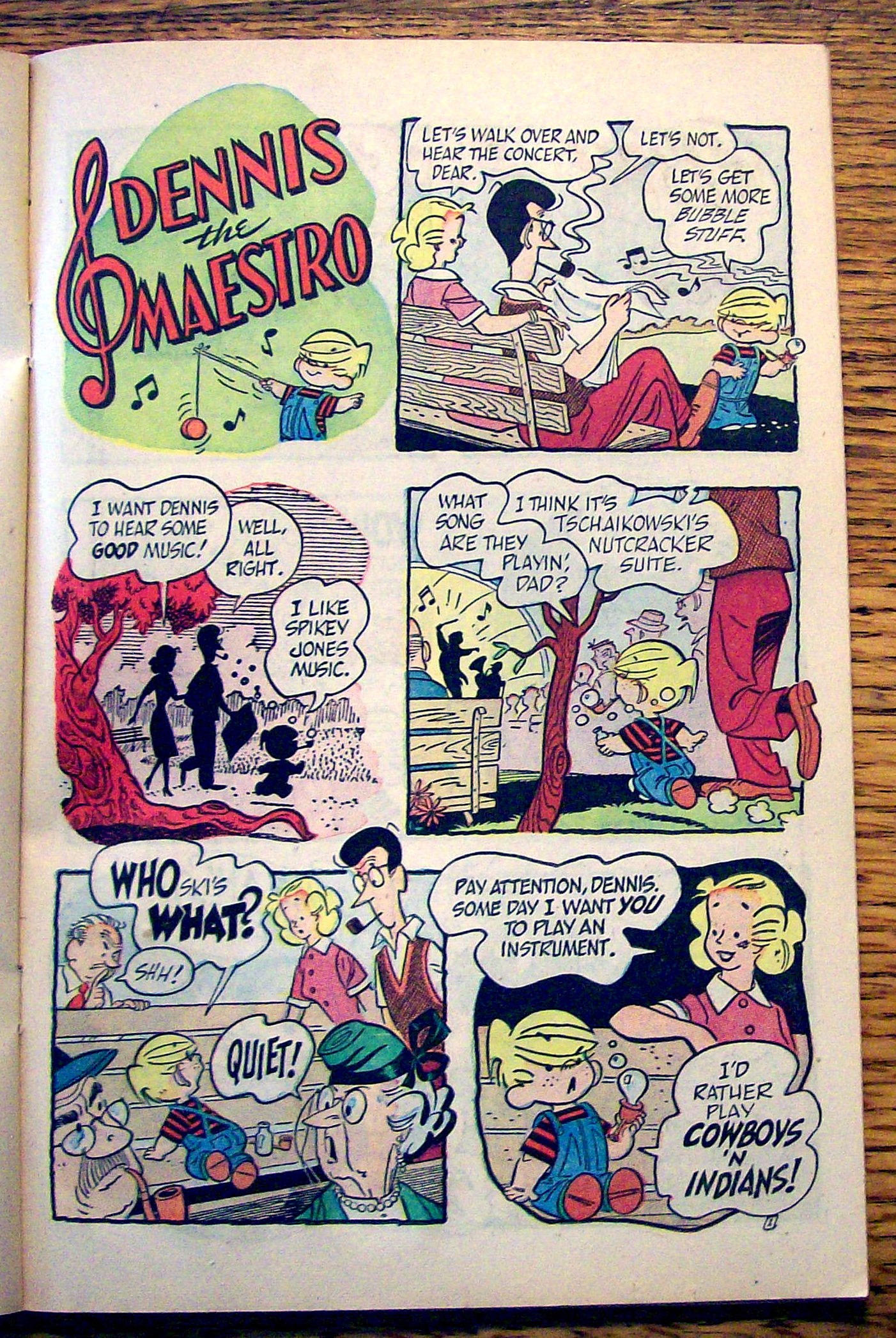 Dennis The Menace Comic #11-July 1955-No Picnic