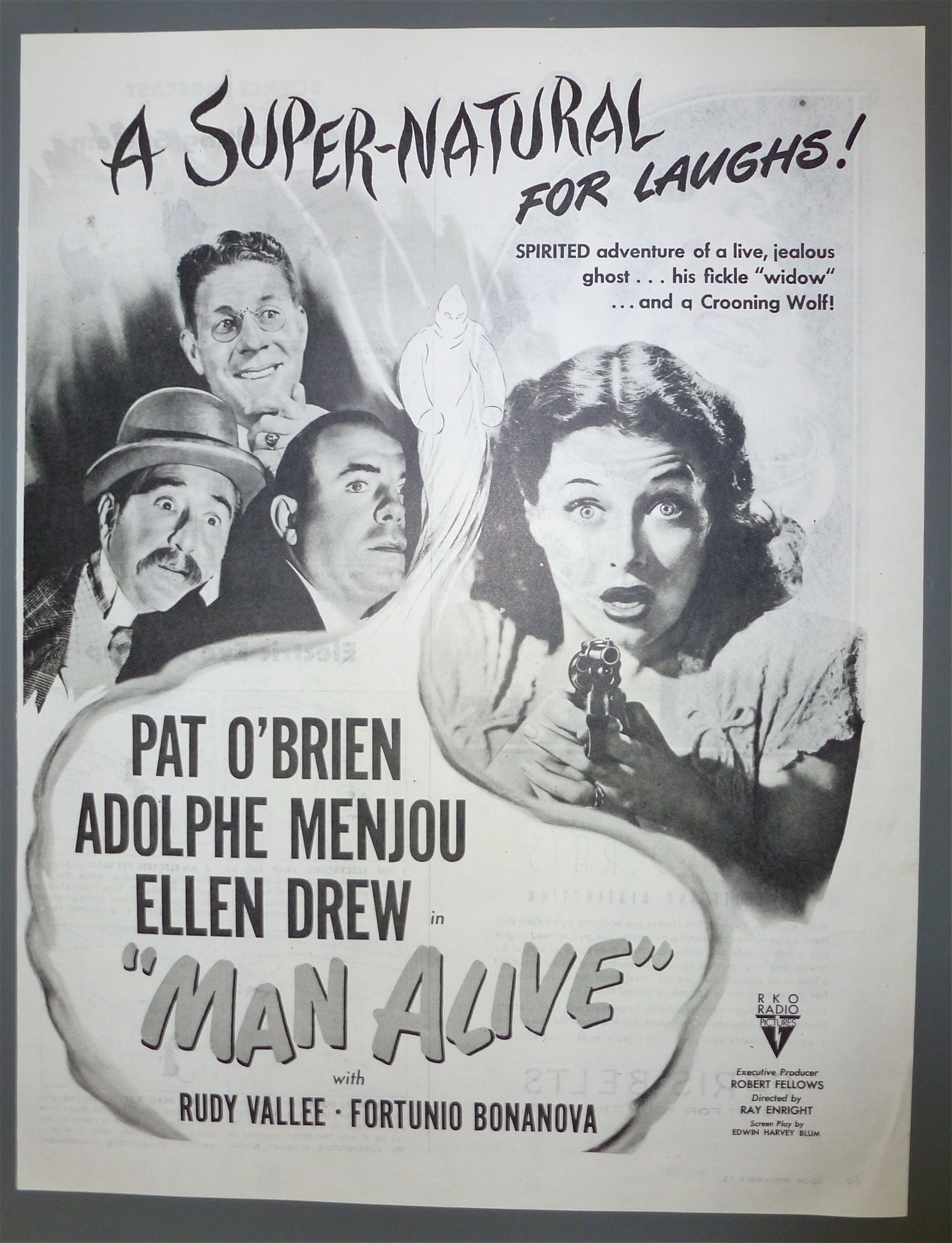 1945 Man Alive with Pat O'Brien & Ellen Drew