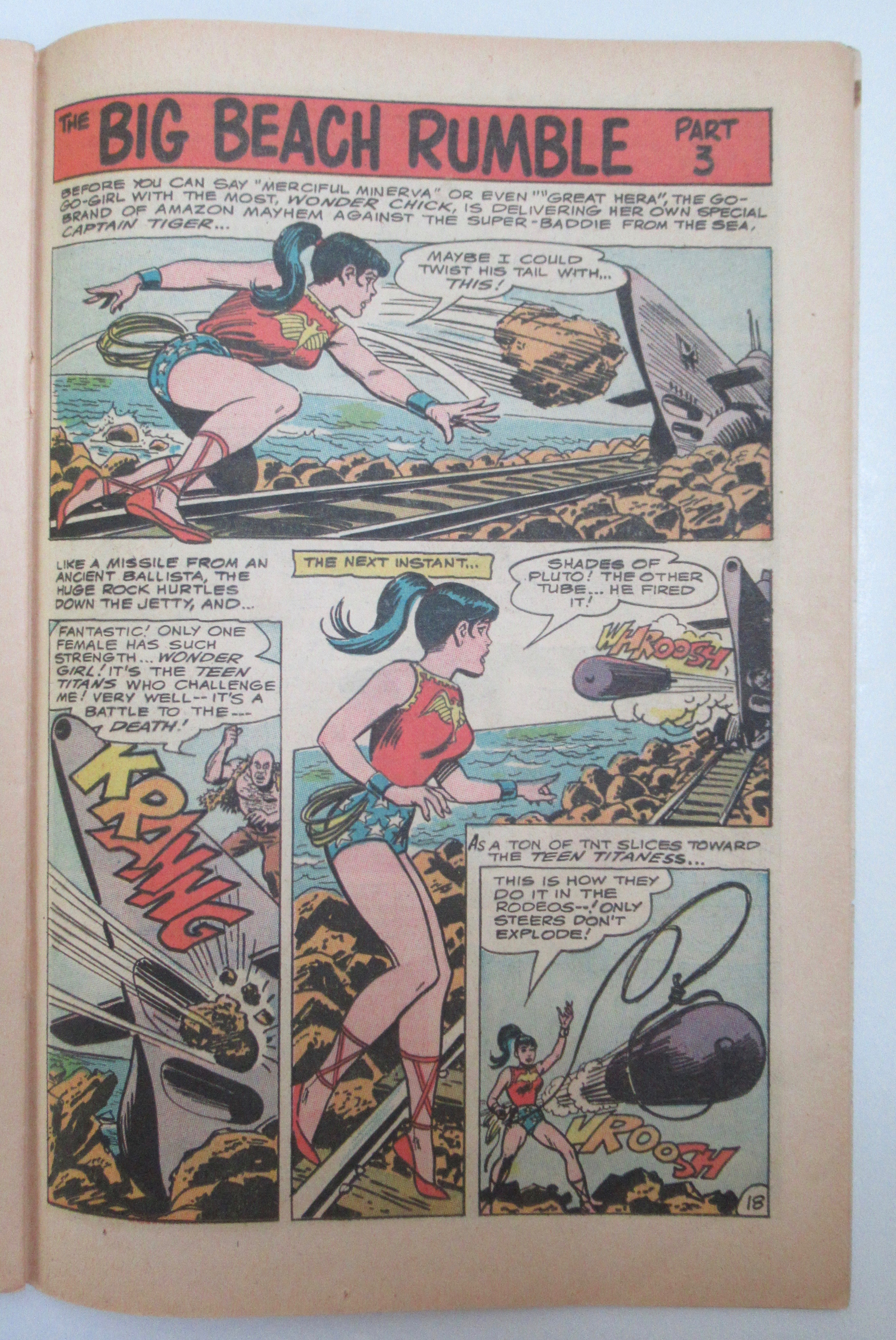 Teen Titans Comic May - June 1967 - Big Beach Rumble