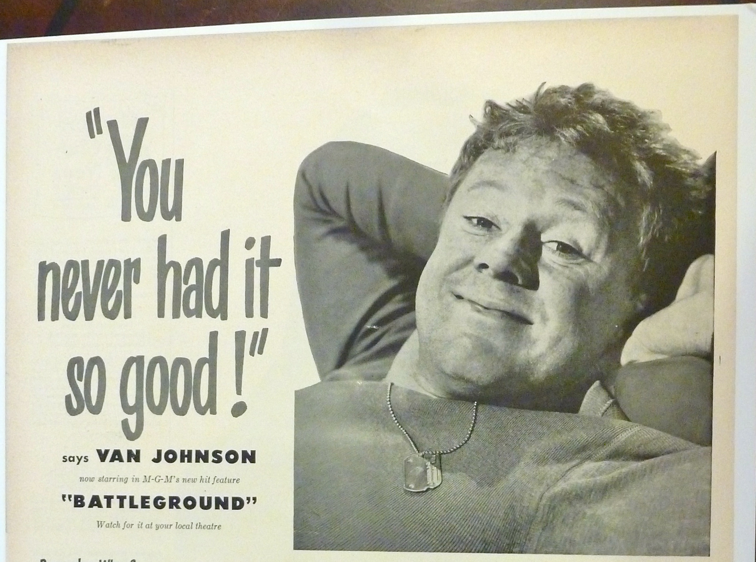1950 Gem Razor & Push Pak with Van Johnson