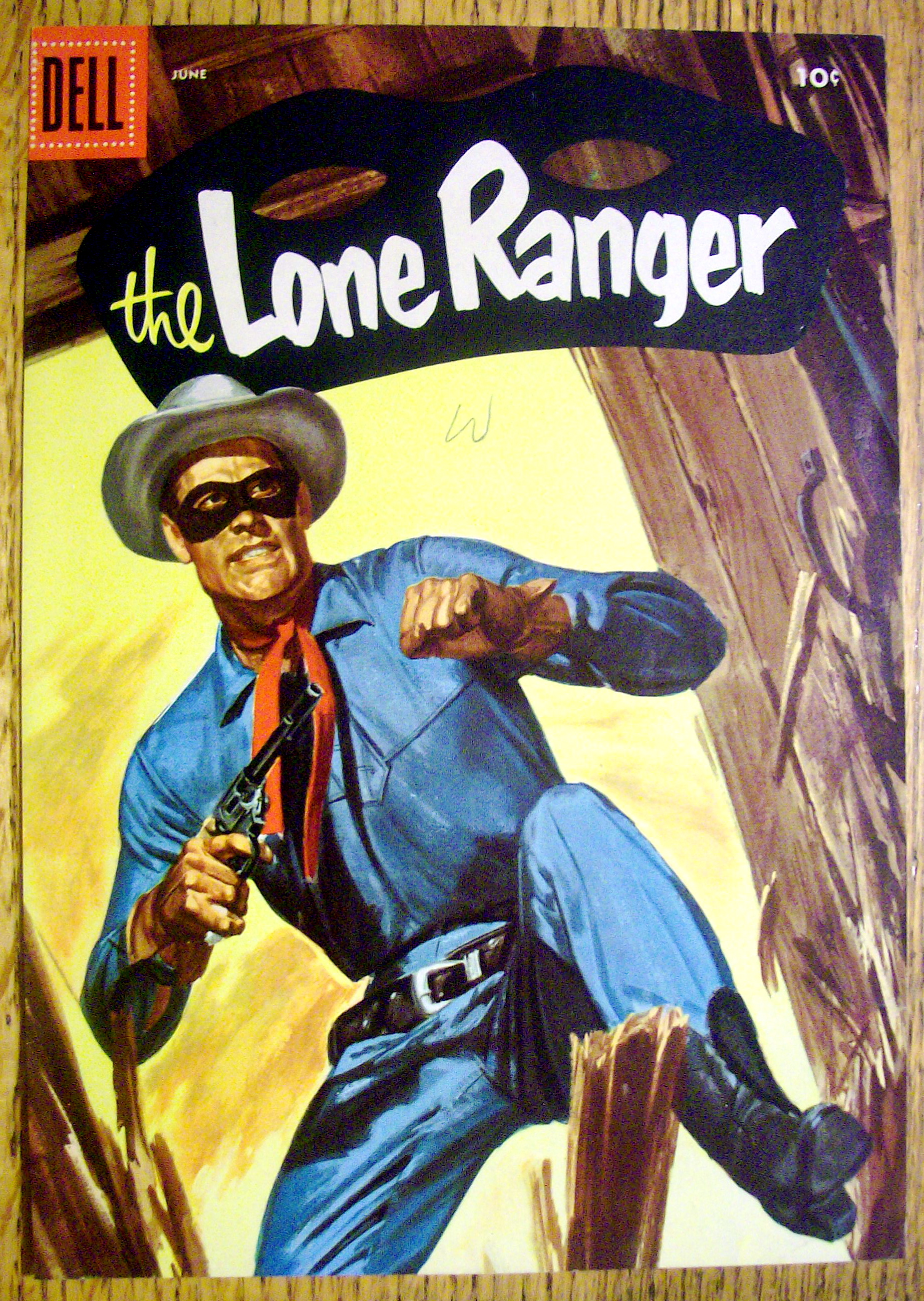Lone Ranger Comic Cover-June 1956