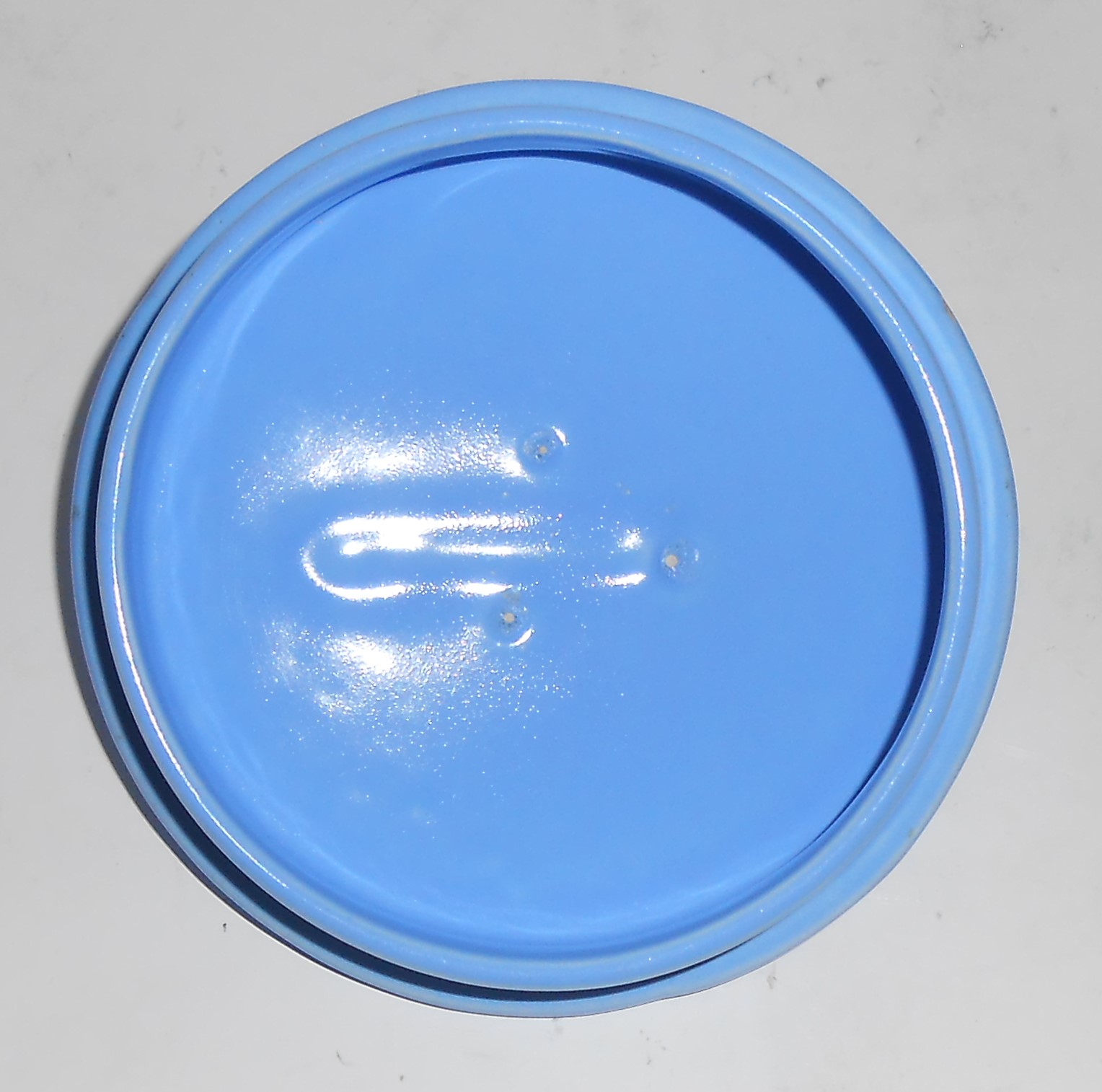 Vernon Kilns Pottery Pottery Ultra California Blue Lid