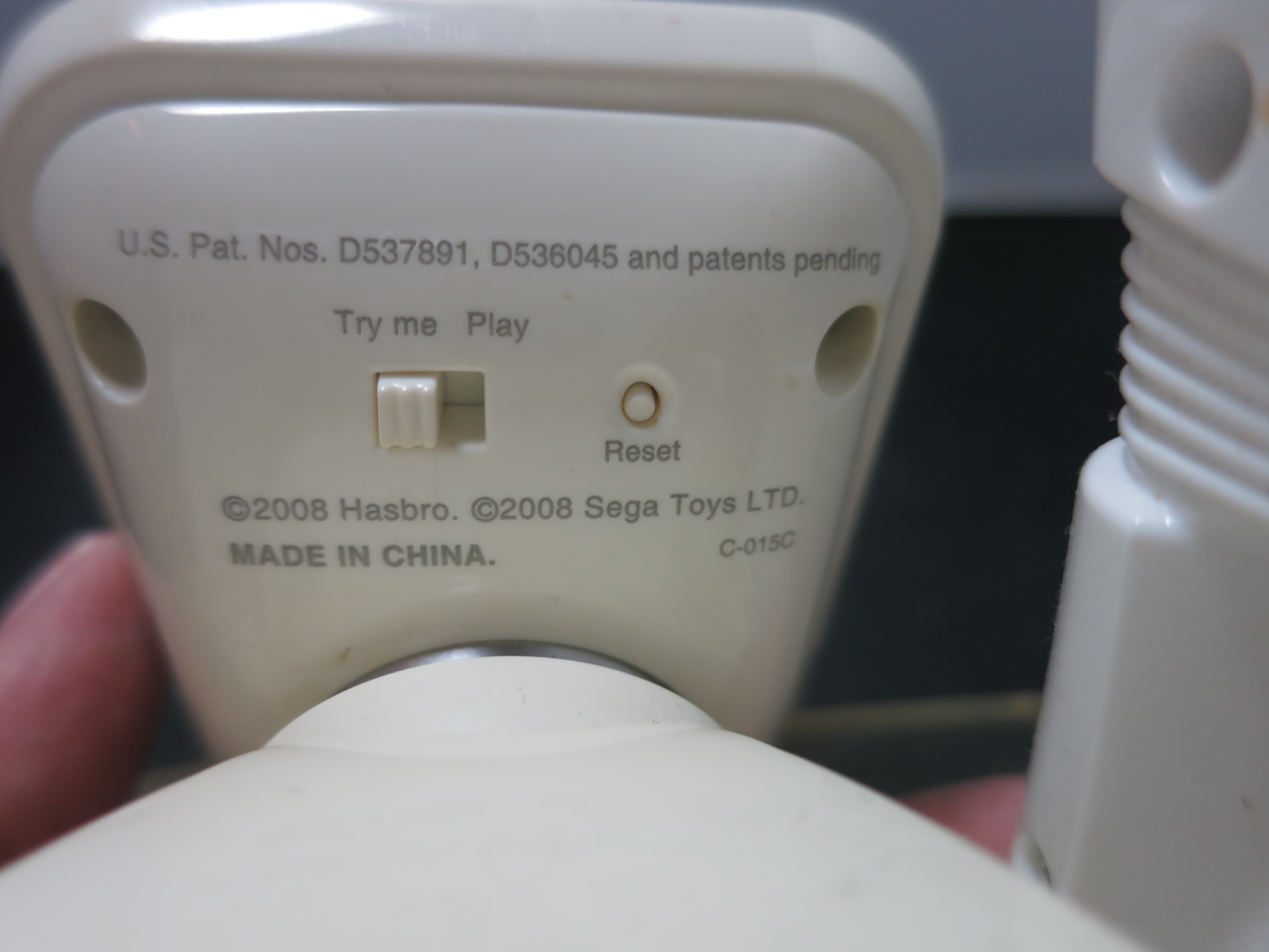 Hasbro Sega Toys I-Dog Electronic Music Robot White Working