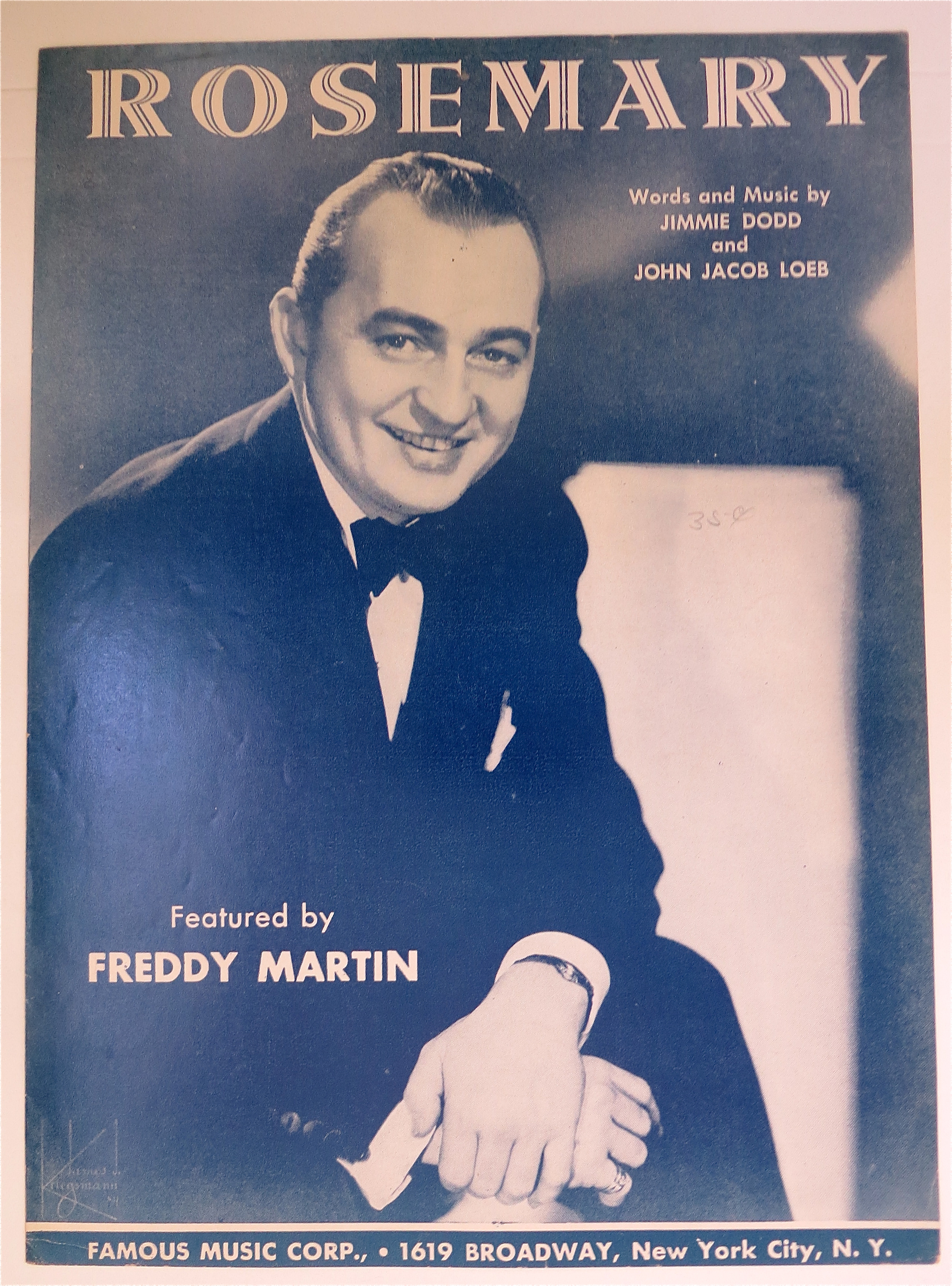 1945 Rosmary with Freddy Martin