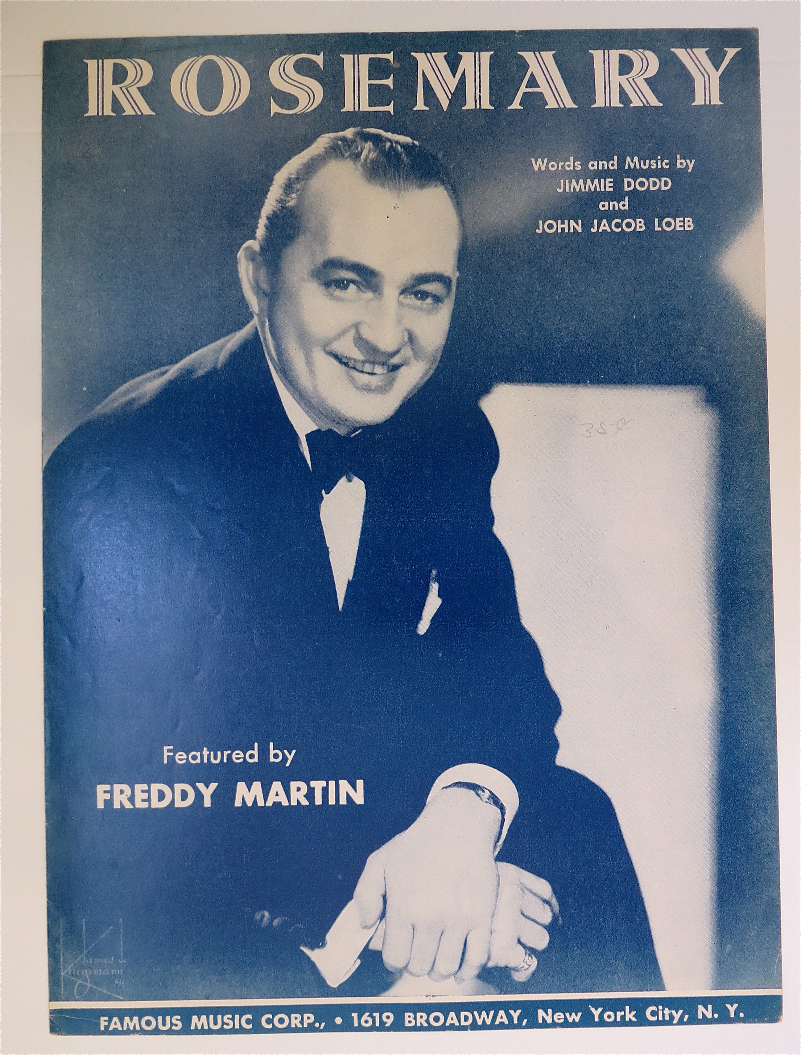 1945 Rosmary with Freddy Martin