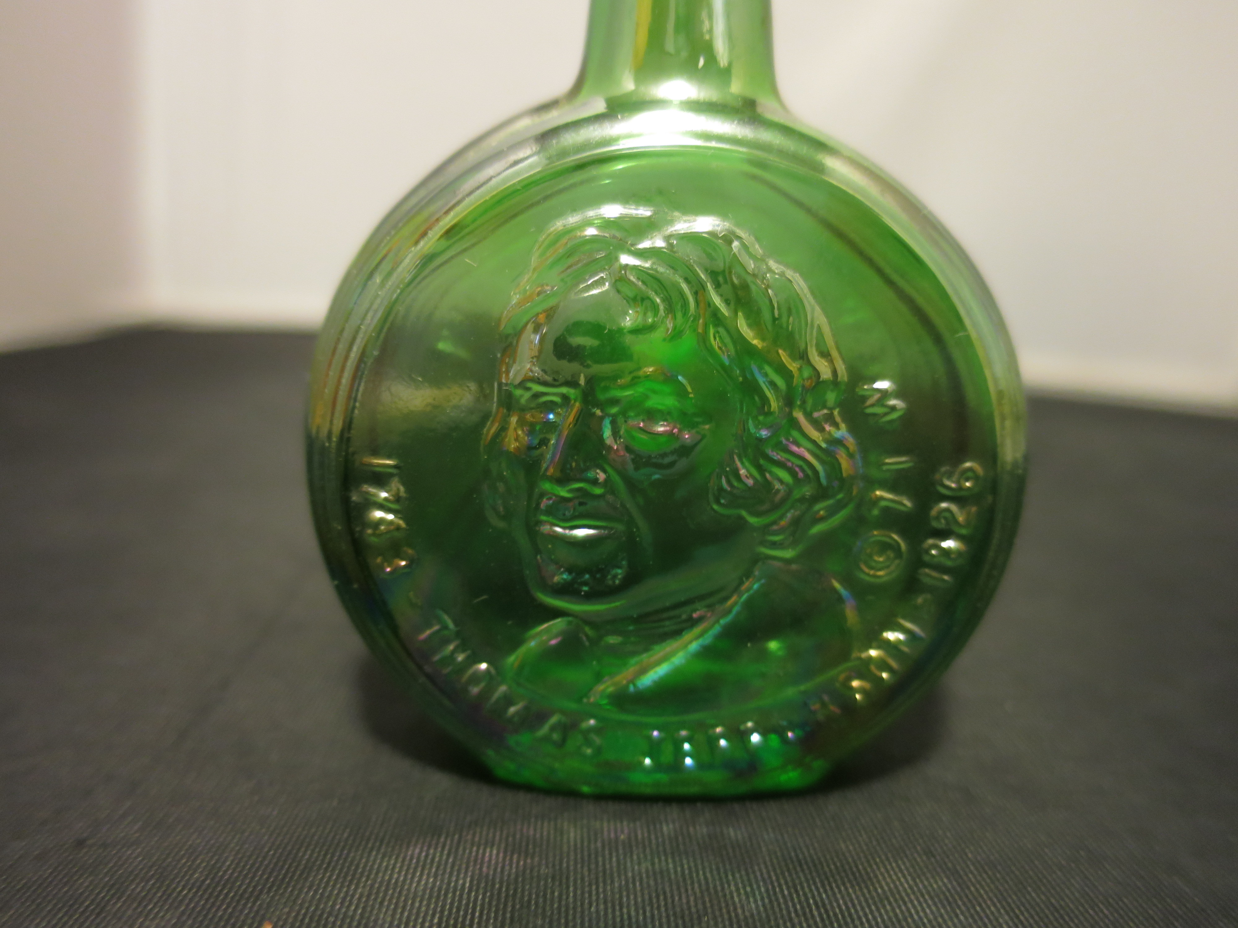 Thomas Jefferson Wheaton Glass Presidential Series Bottle