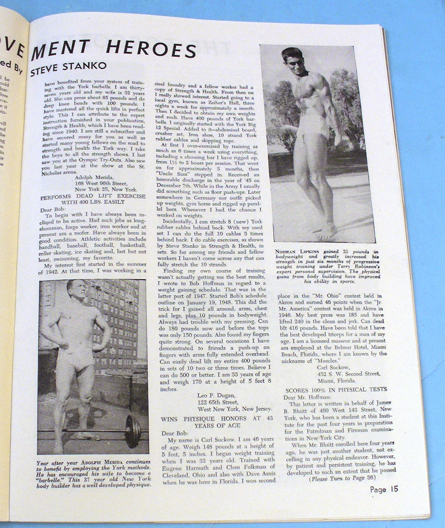 Strength & Health Magazine March 1949 Val Pasqua
