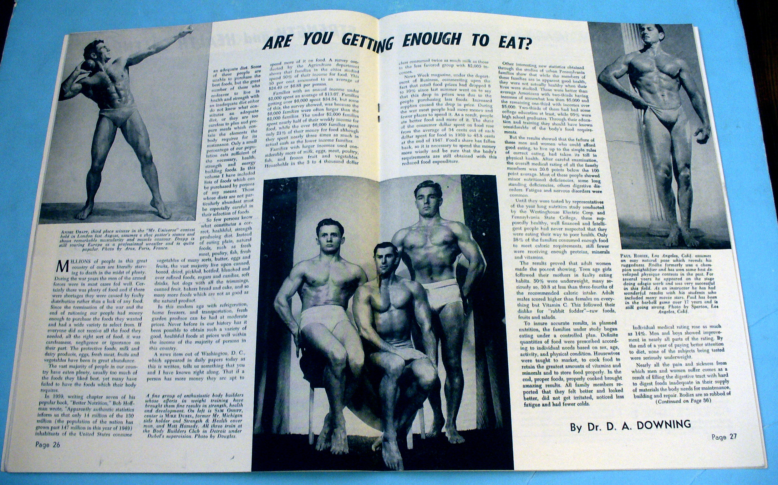 Strength & Health Magazine March 1949 Val Pasqua