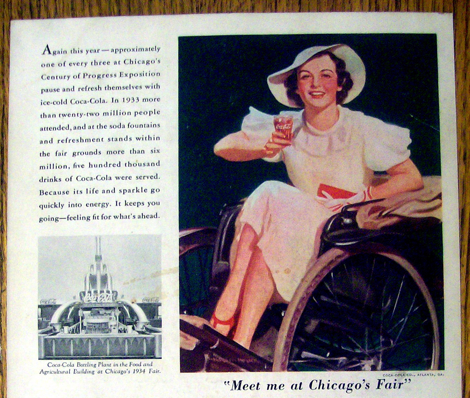 1934 Coca Cola (Chicago World's Fair)