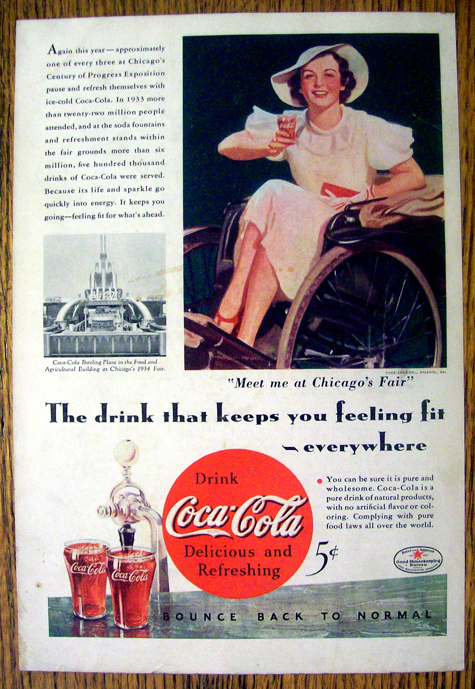 1934 Coca Cola (Chicago World's Fair)