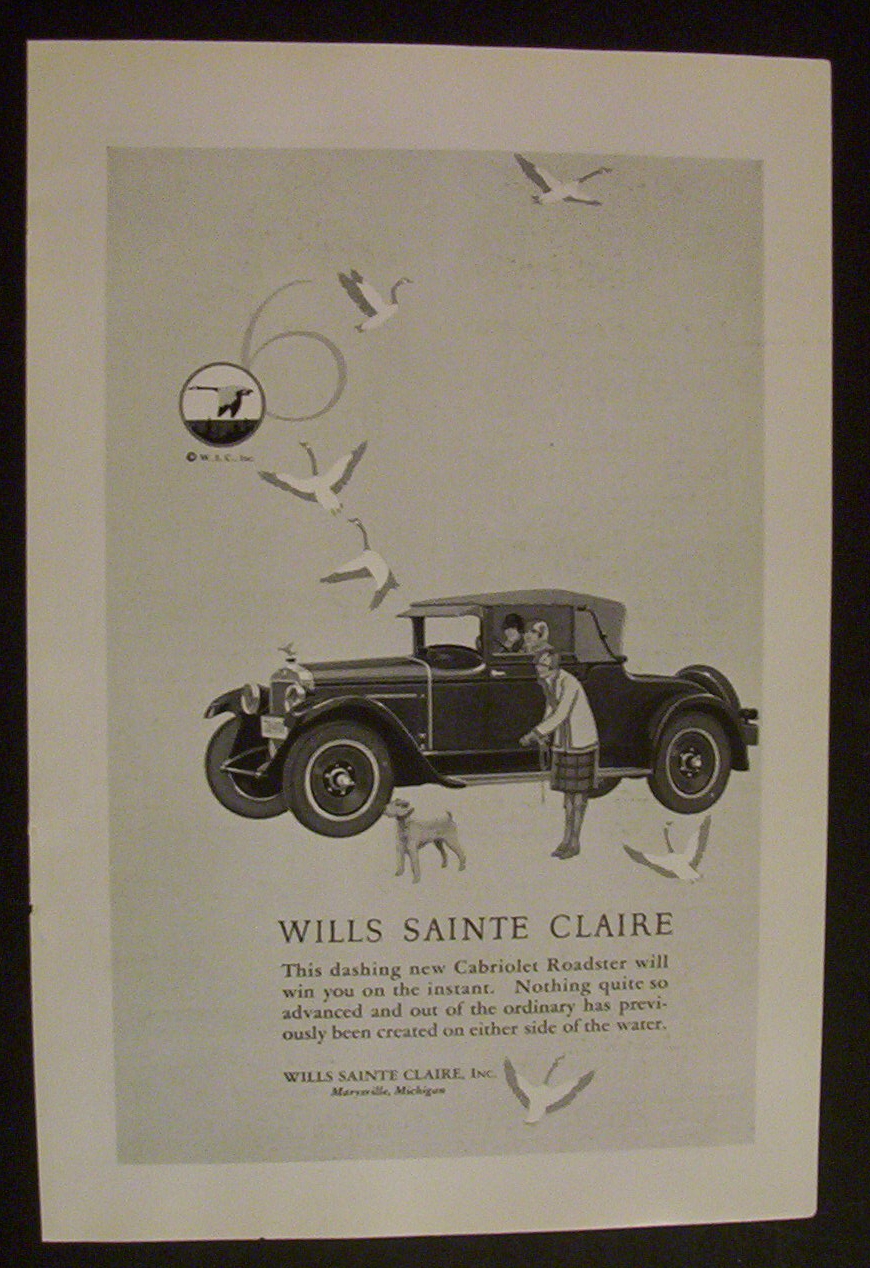 1926  Wills   Sainte  Claire