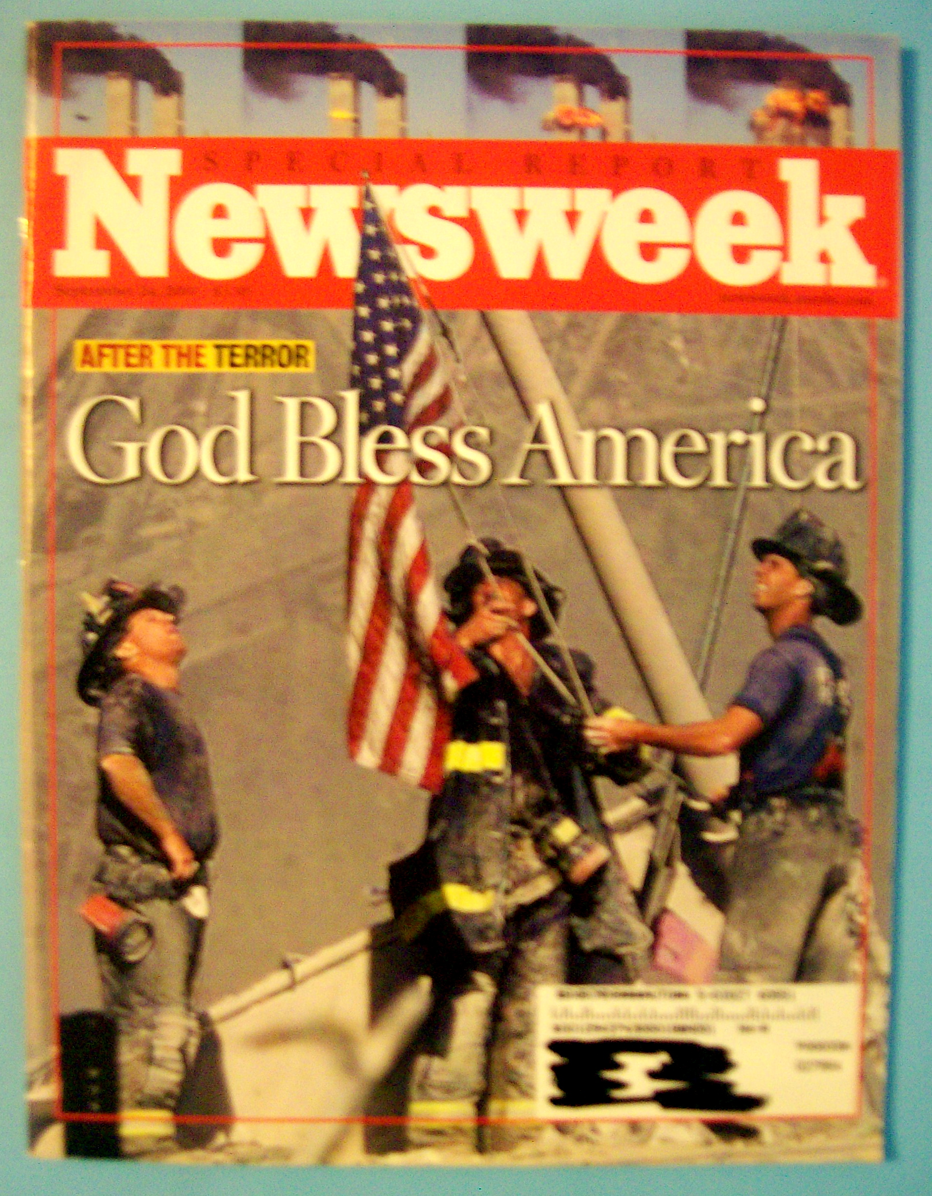 Newsweek Magazine-September 24,2001-God Bless America