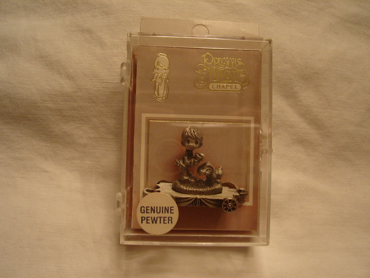 Precious Moments Pewter Train Car
