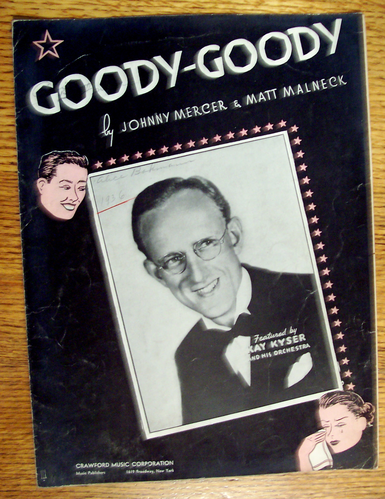 Sheet Music For 1936 Goody-Goody