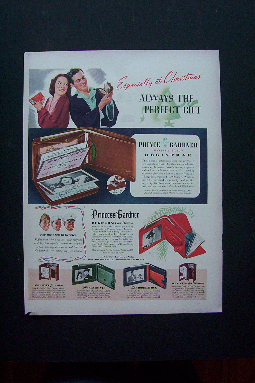 1943 Prince Gardner Registrar with Woman & Man