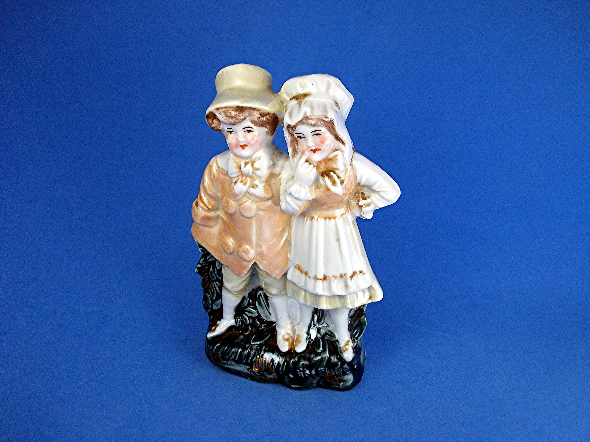 Victorian China Fairing Boy and Girl