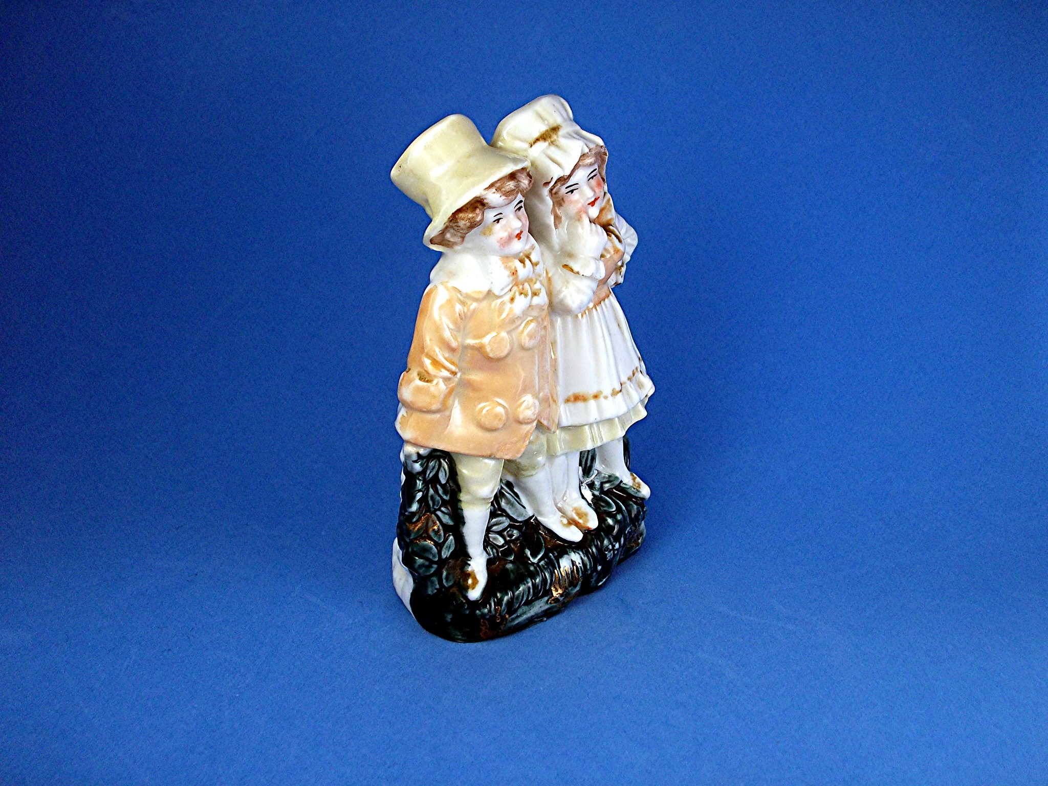 Victorian China Fairing Boy and Girl