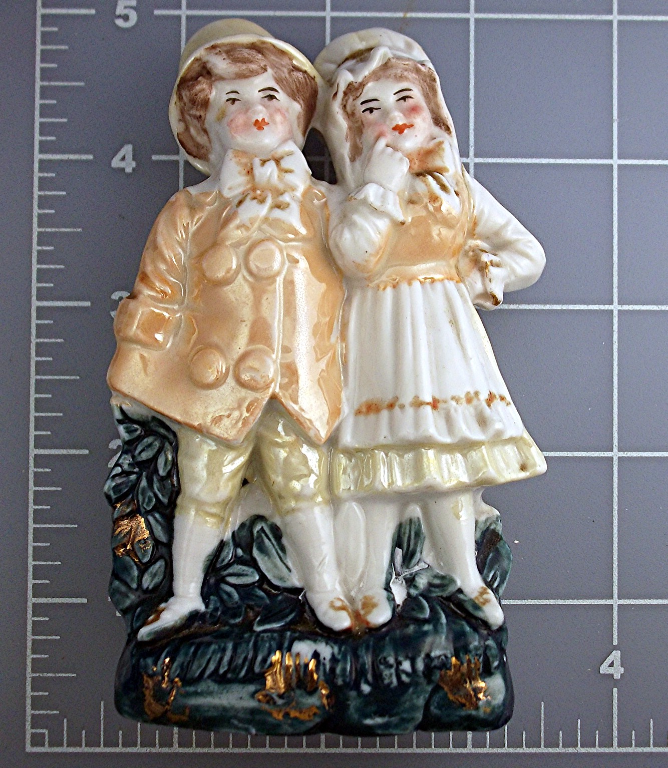 Victorian China Fairing Boy and Girl