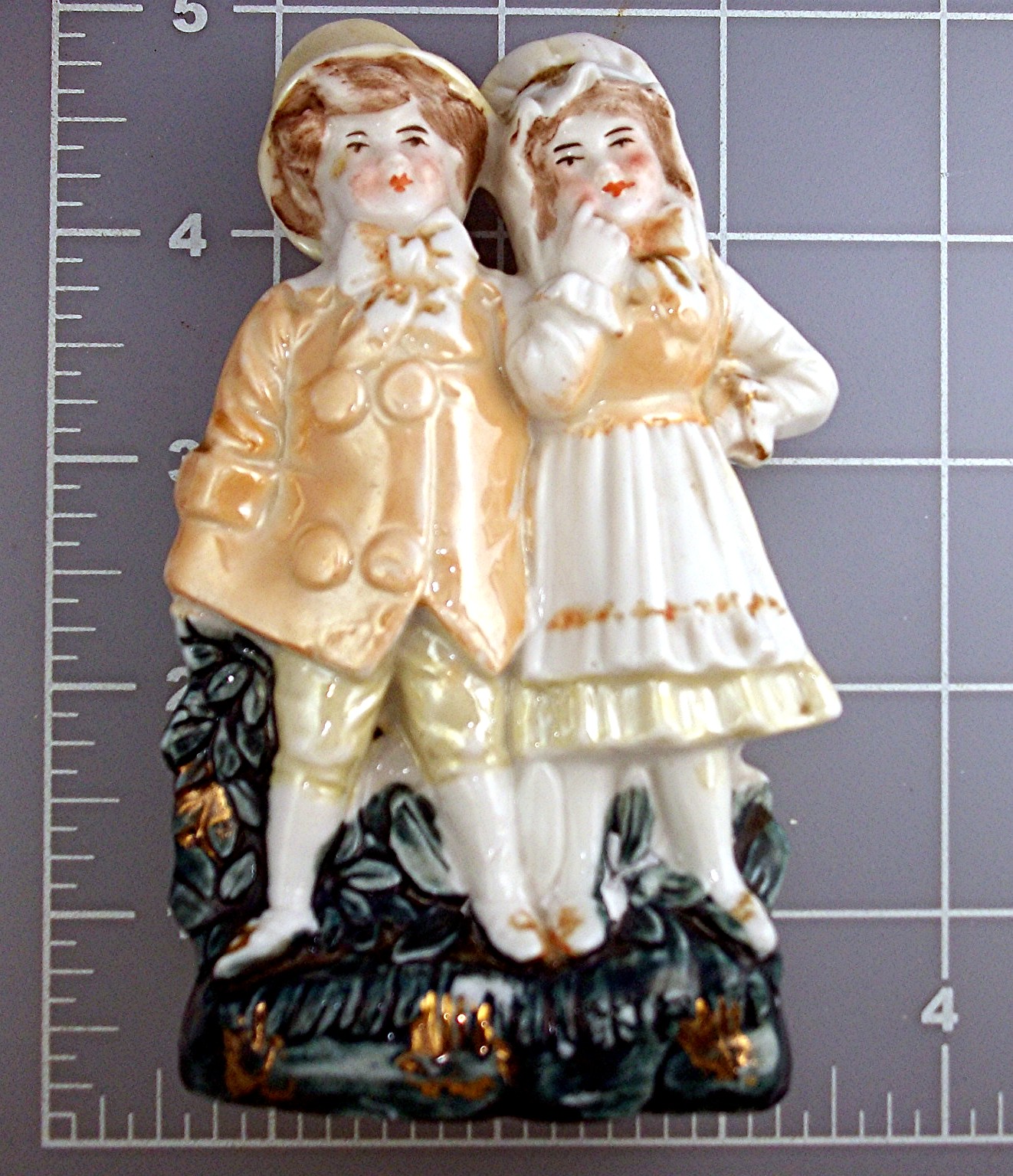Victorian China Fairing Boy and Girl
