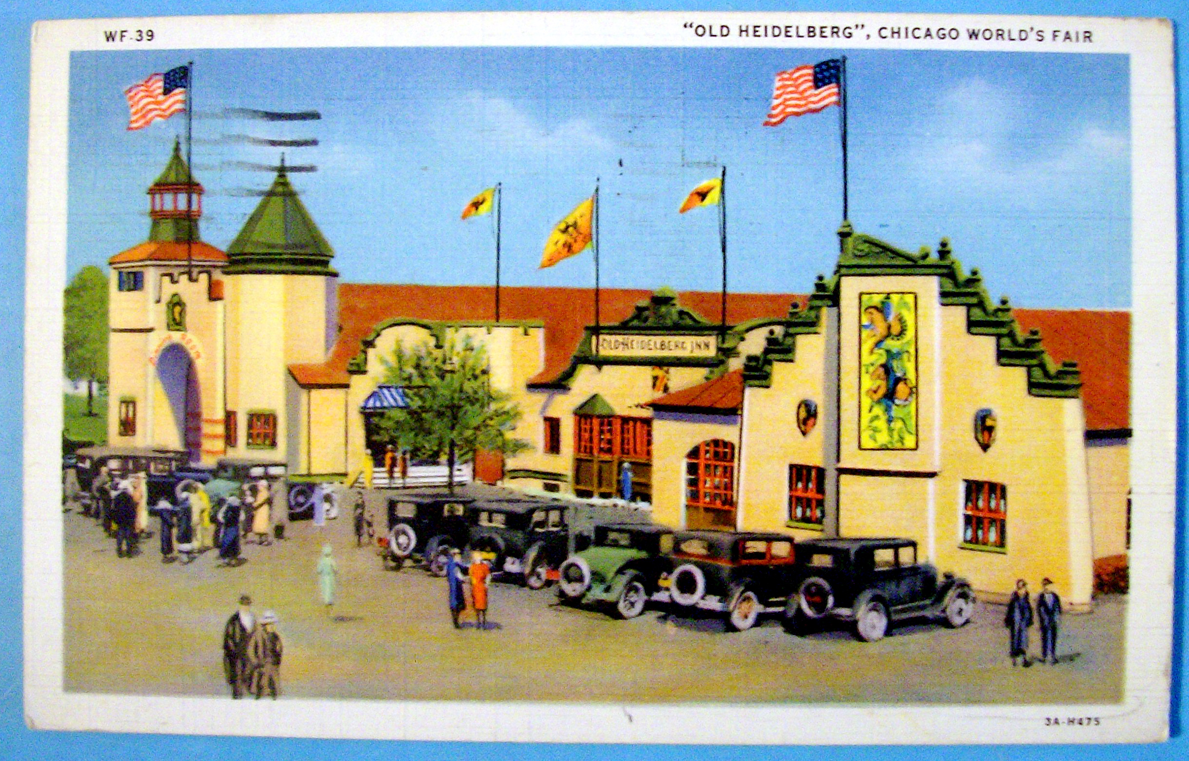 Old Heidelberg Inn Postcard (Century Of Progress)