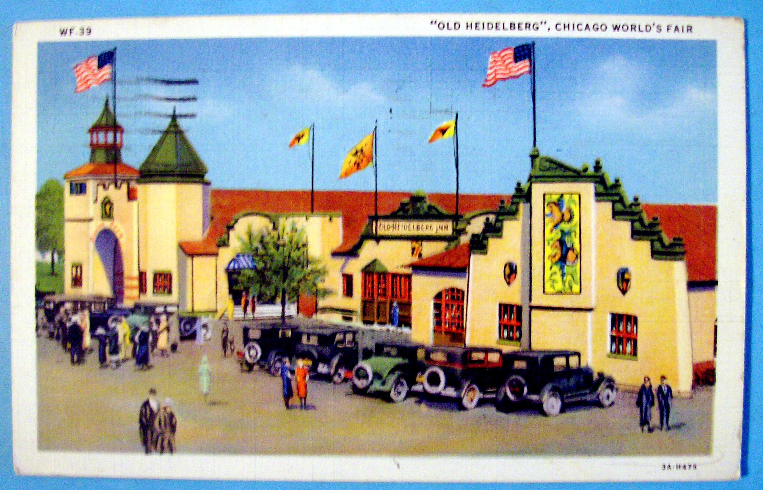 Old Heidelberg Inn Postcard (Century Of Progress)