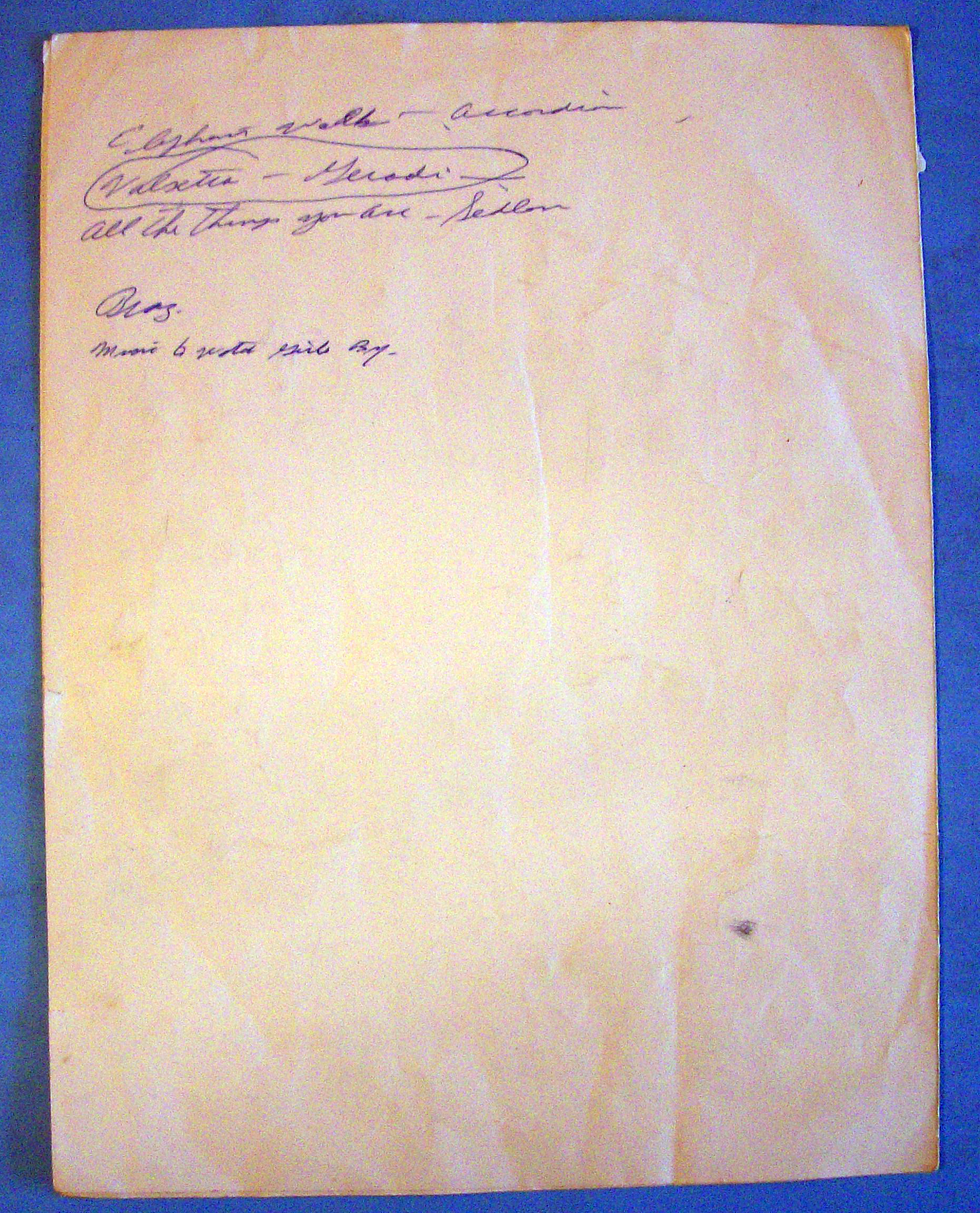 Sheet Music For 1965 This Diamond Ring
