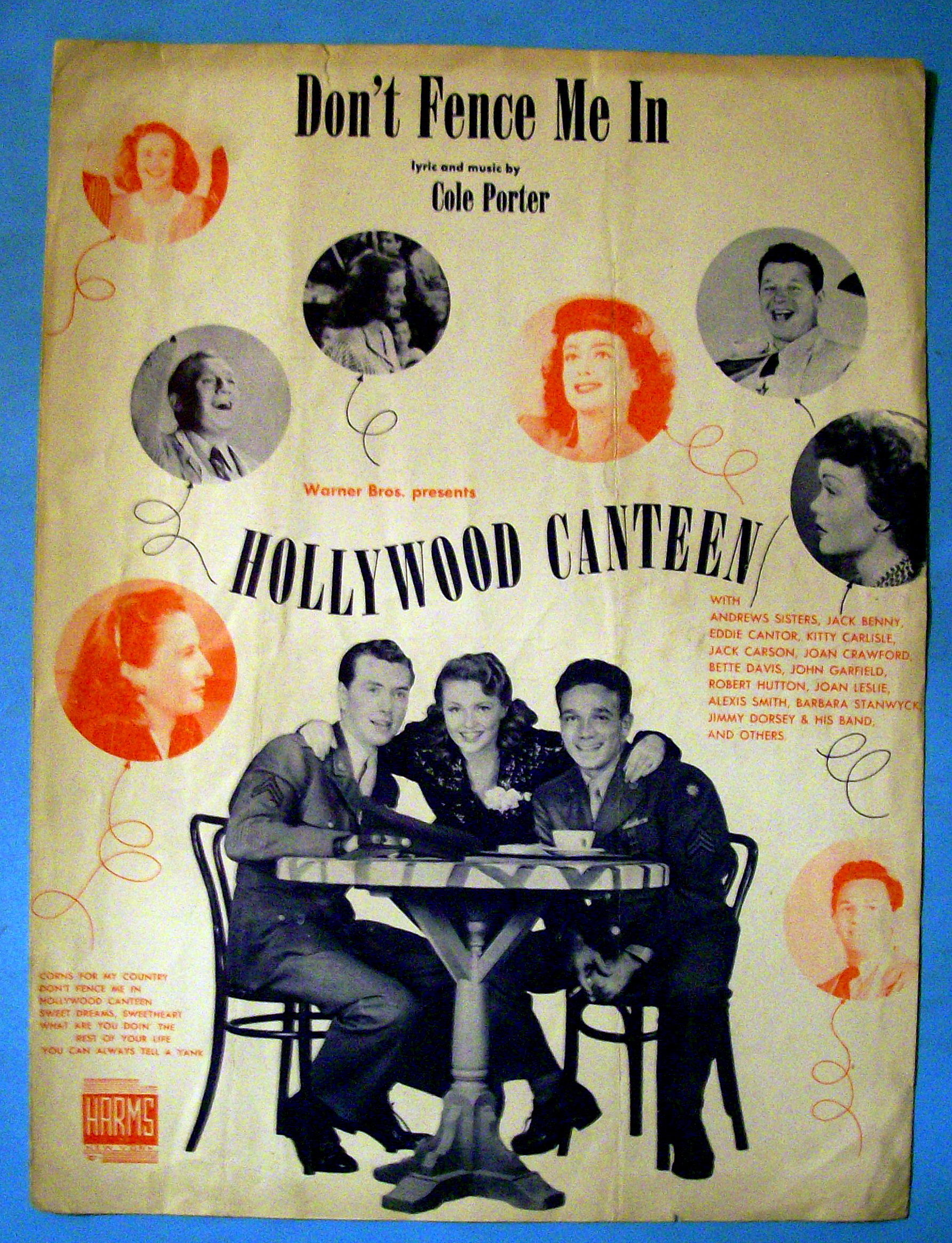 Sheet Music Of 1944 Don't Fence Me In