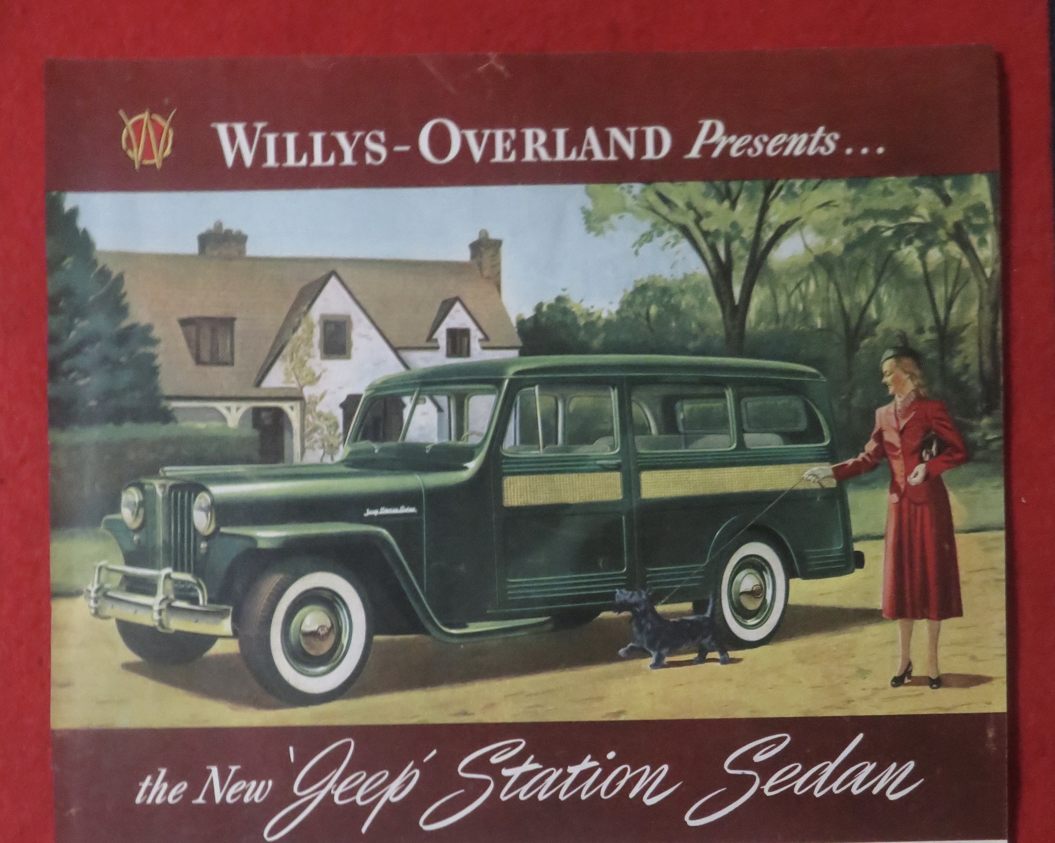 1948 Willys-Overland with the Jeep Station Sedan