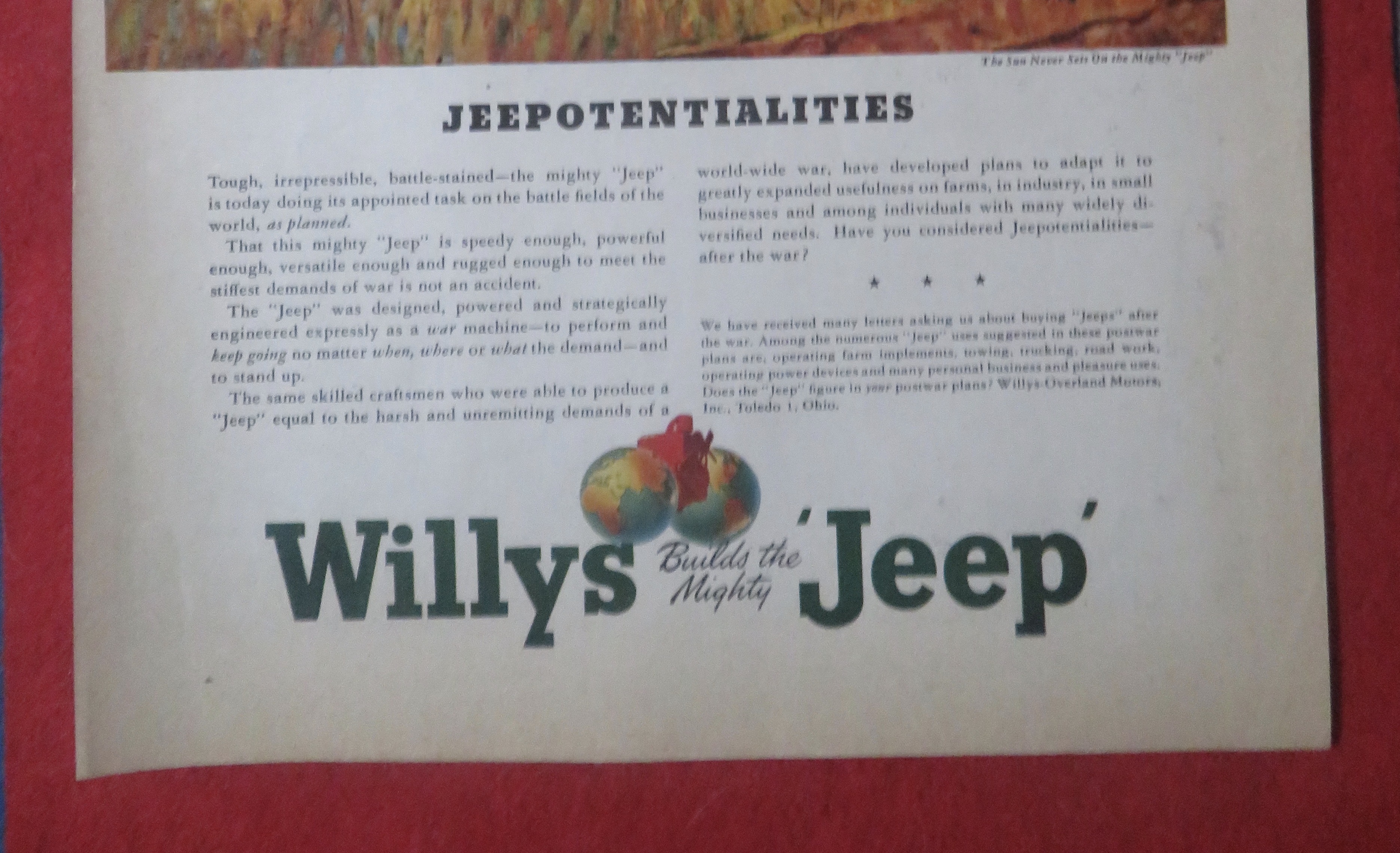 1948 Willys Jeep with Jeepotentialities