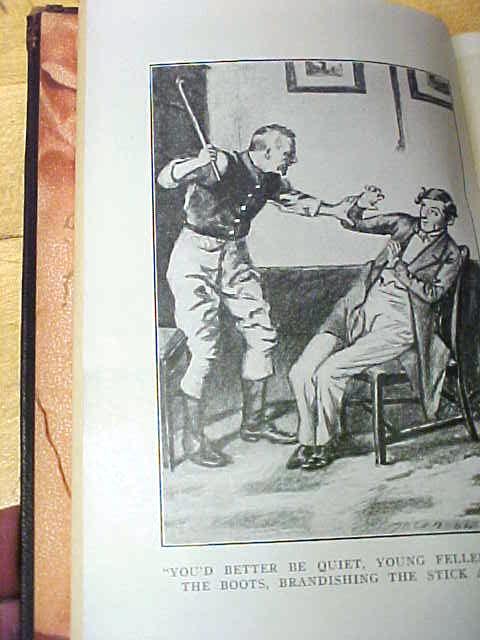 Dickens Sketches by Boz Leather 1900's