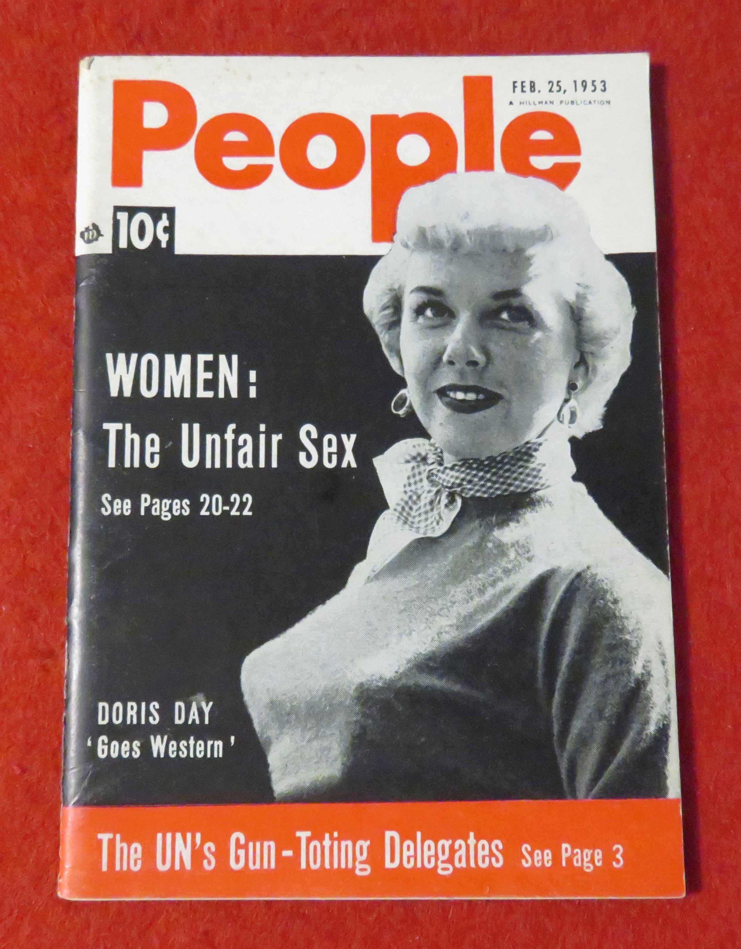 People Today Magazine February 25, 1953 Doris Day