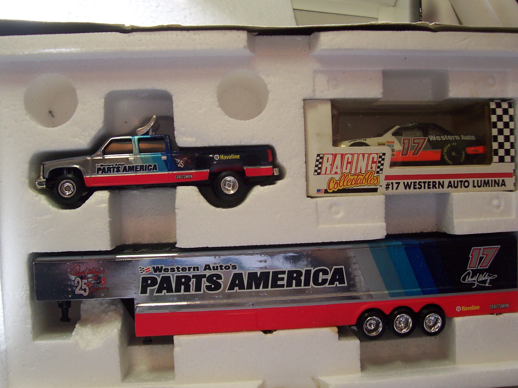 Winston Cup Race Car #17 Duly  Show Trailer