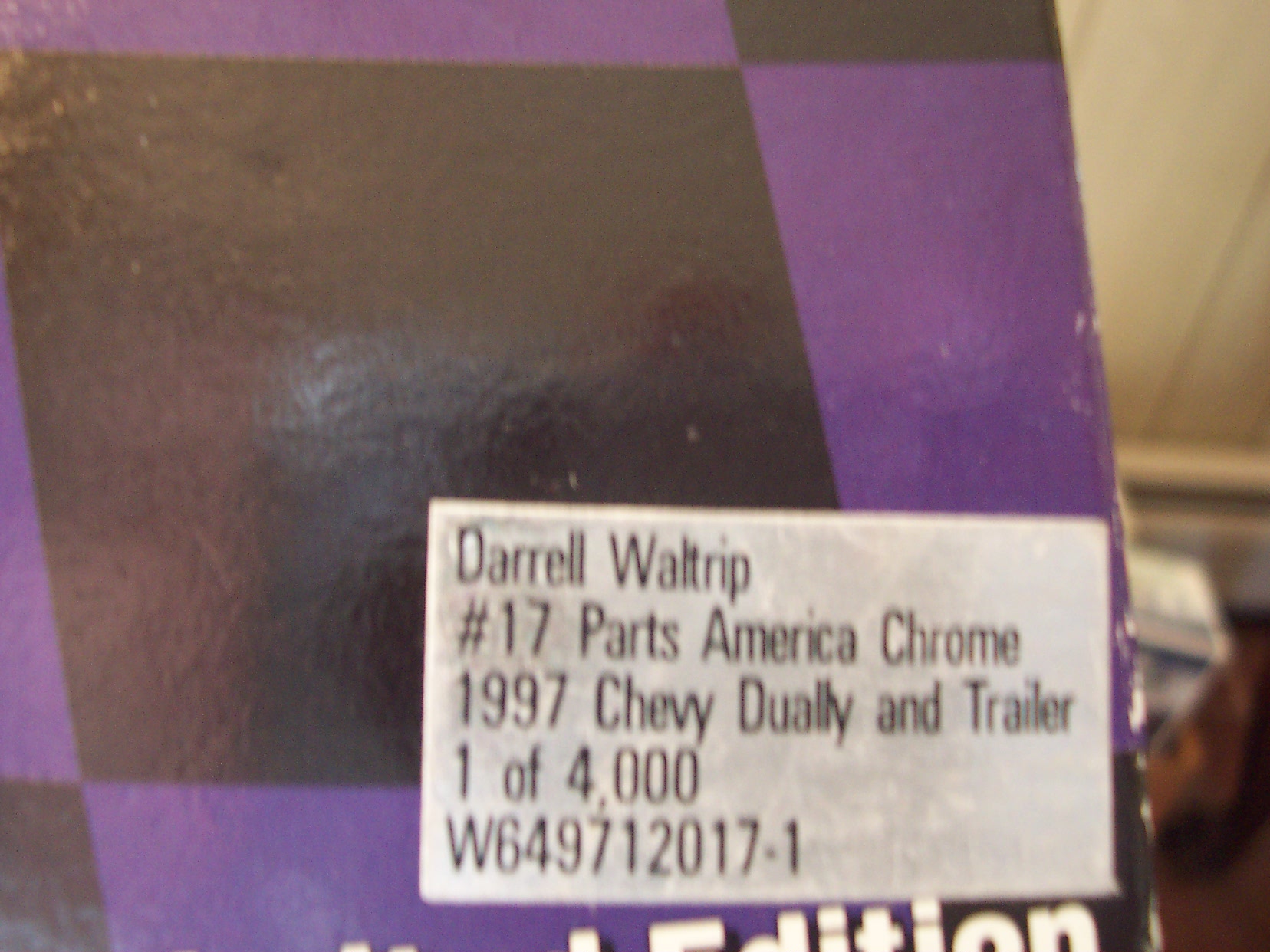 Winston Cup Race Car #17 Duly  Show Trailer