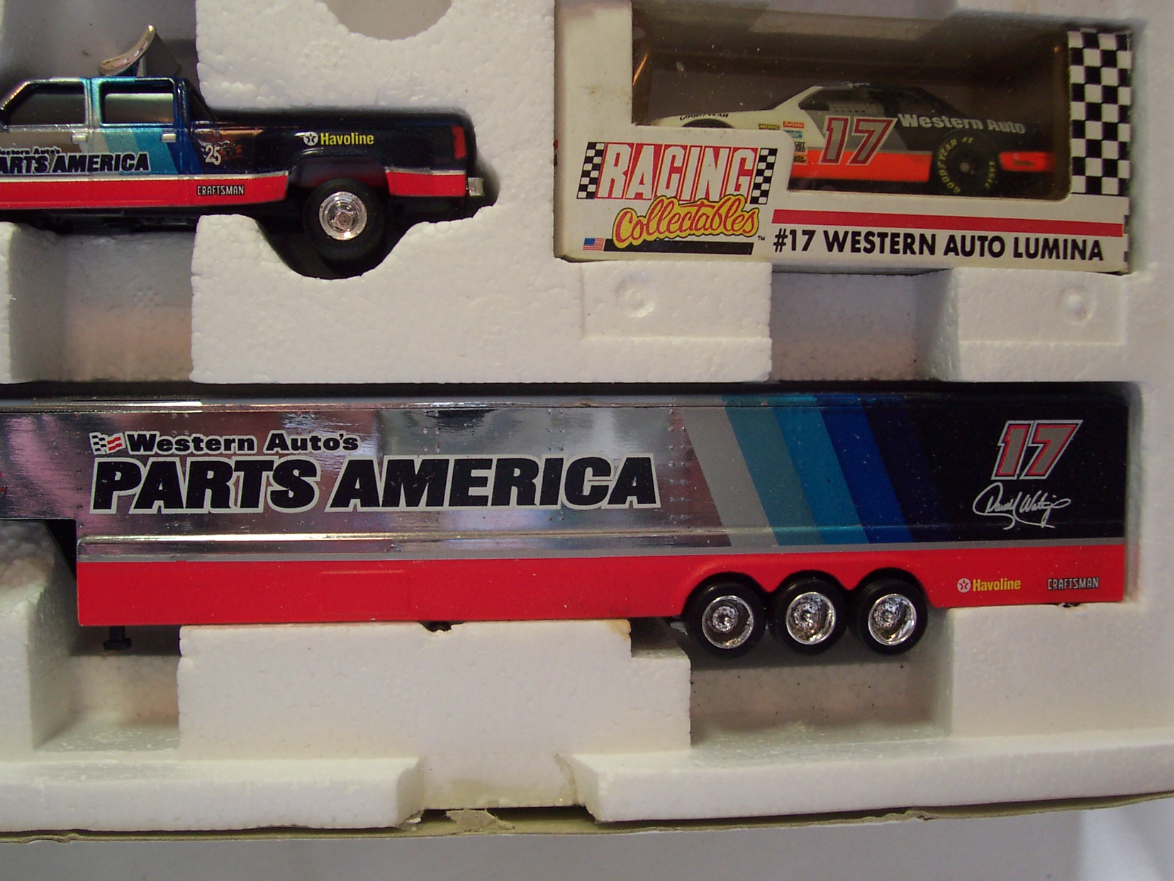 Winston Cup Race Car #17 Duly  Show Trailer
