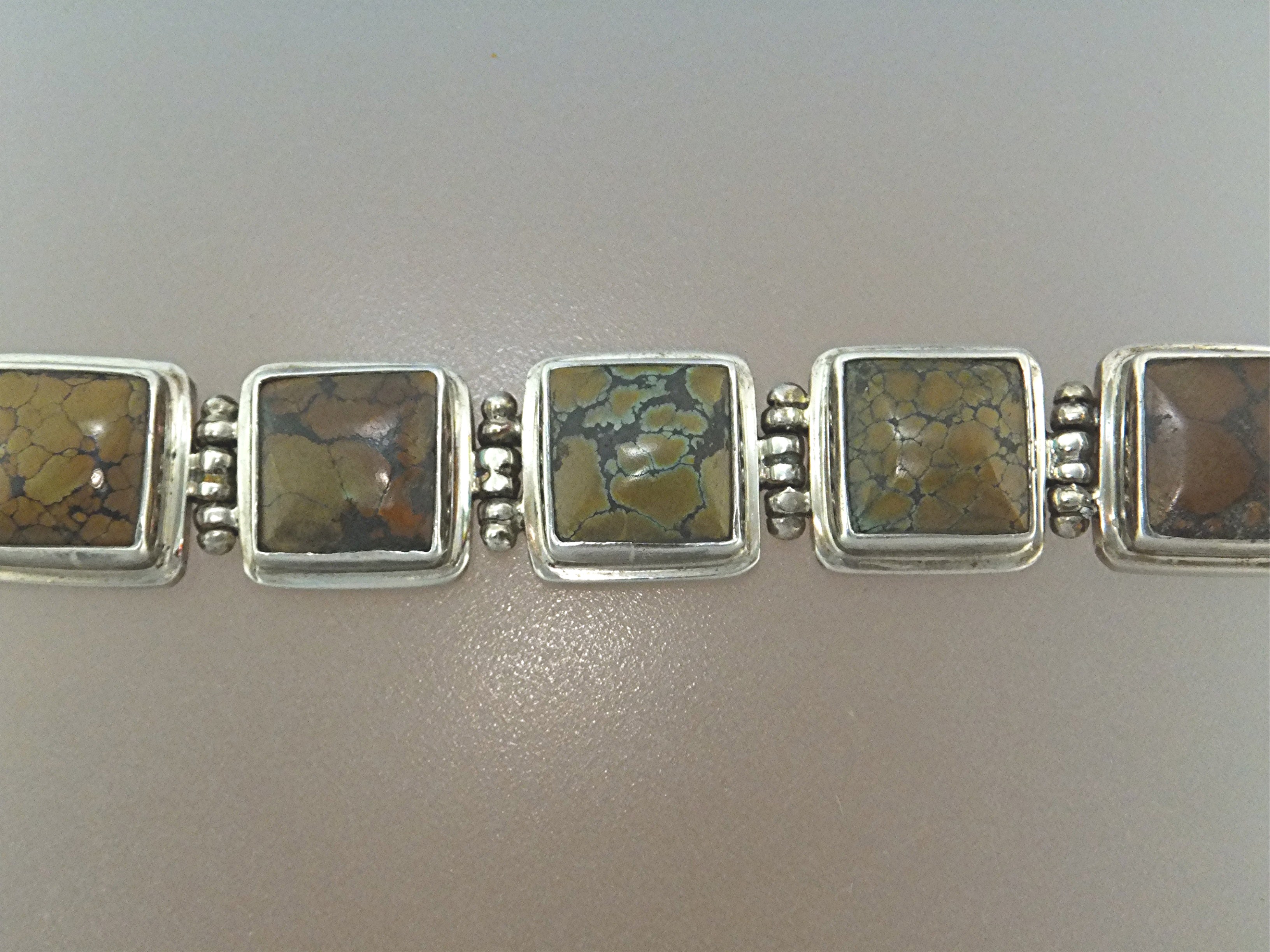 Bracelet Sterling Silver Jasper