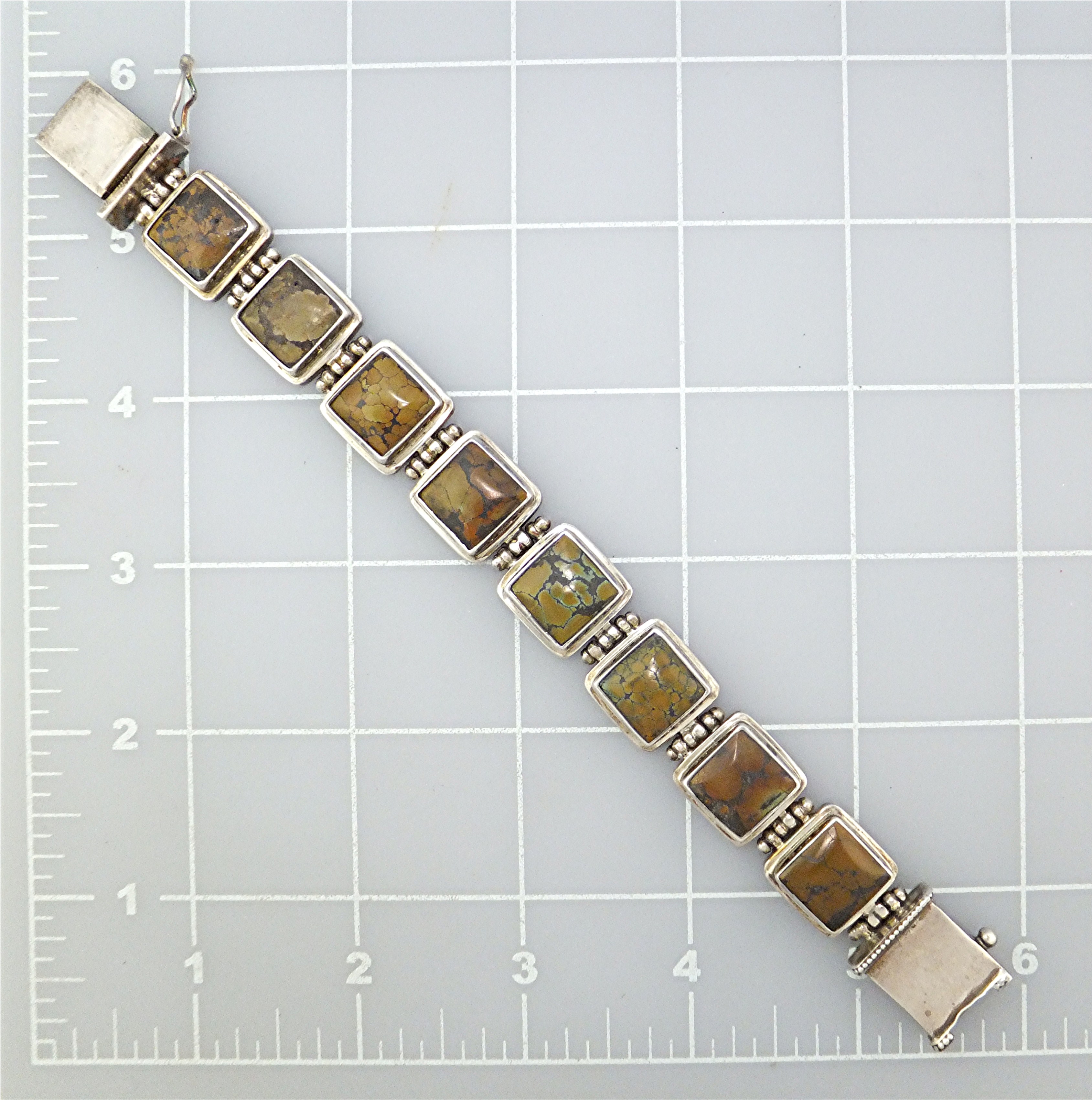Bracelet Sterling Silver Jasper