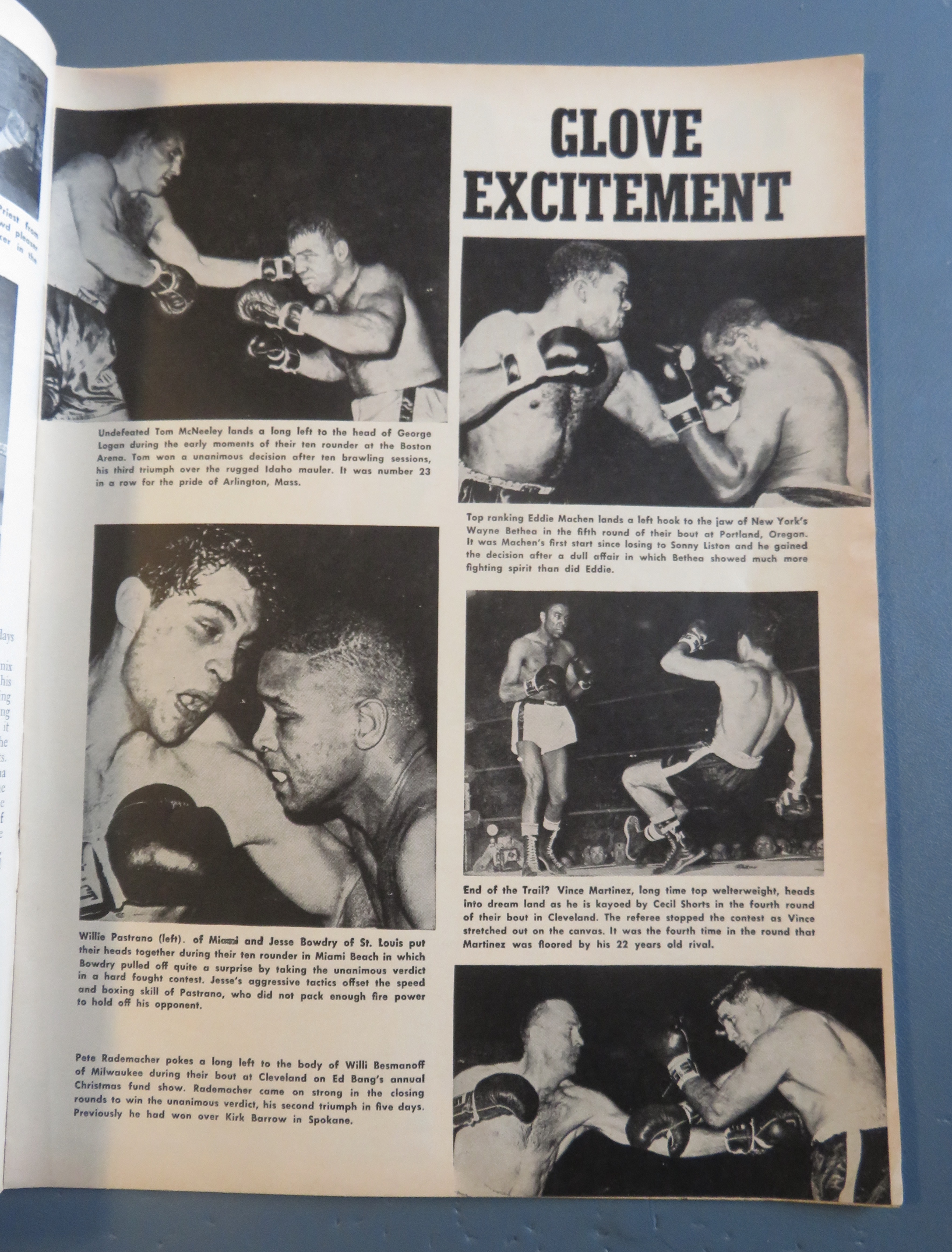 The Ring Magazine March 1961 Case Of George Chip