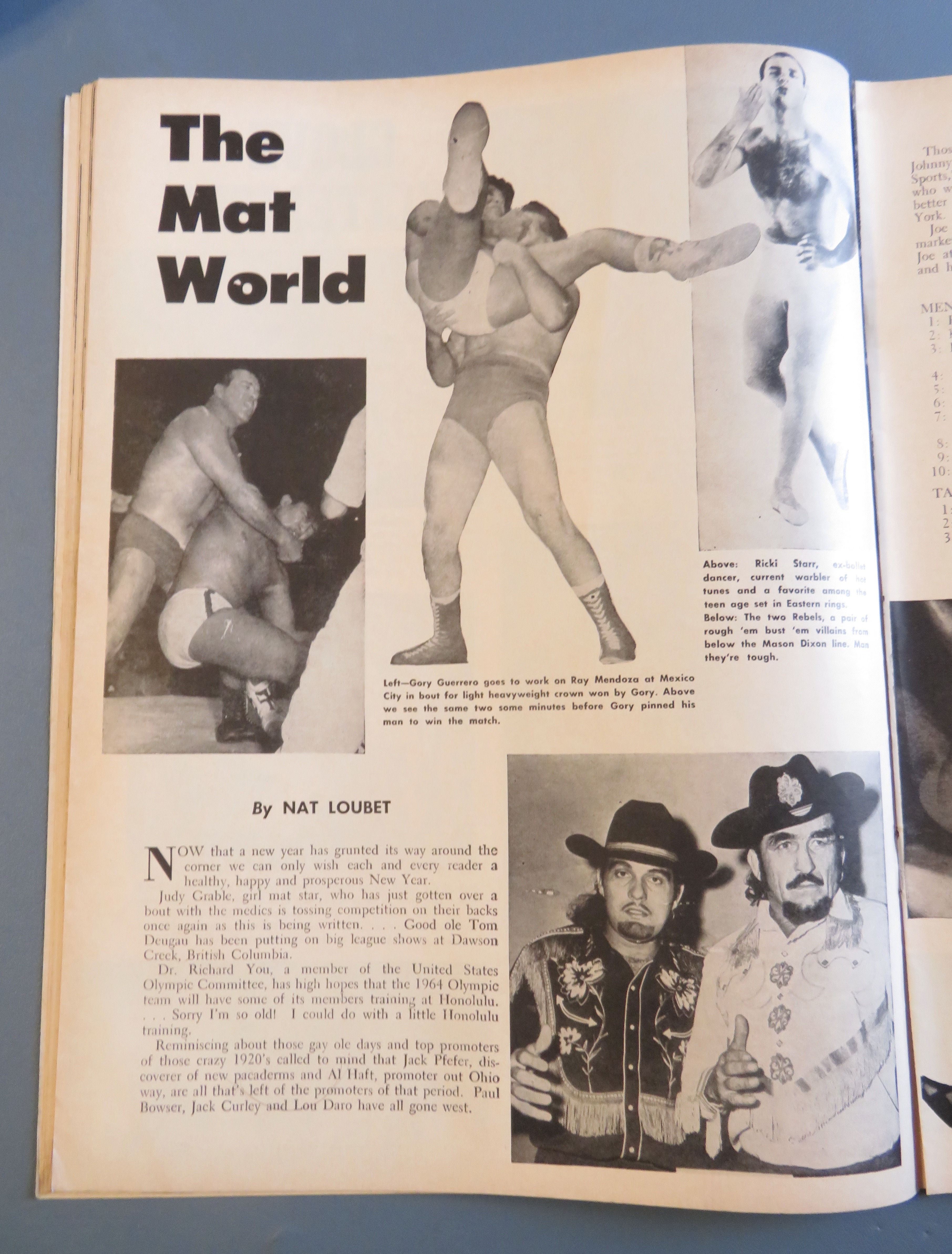 The Ring Magazine March 1961 Case Of George Chip