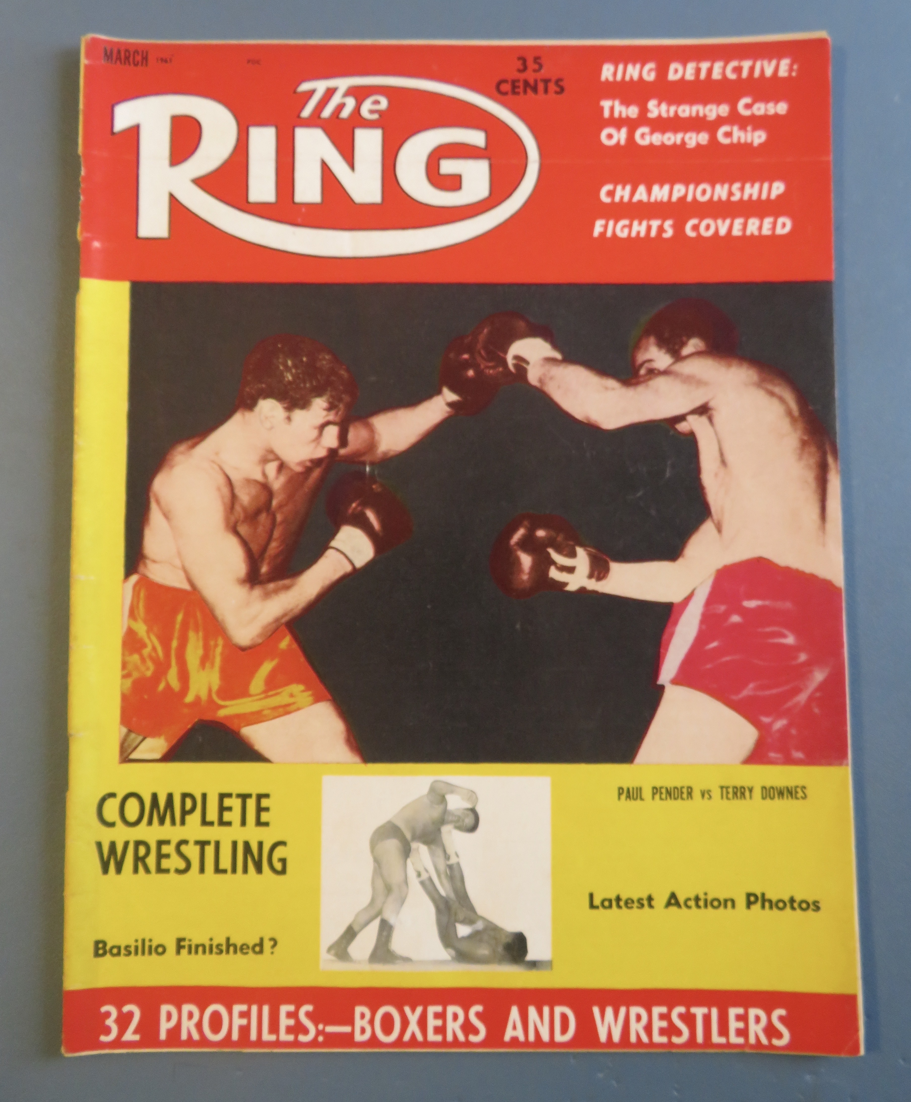 The Ring Magazine March 1961 Case Of George Chip