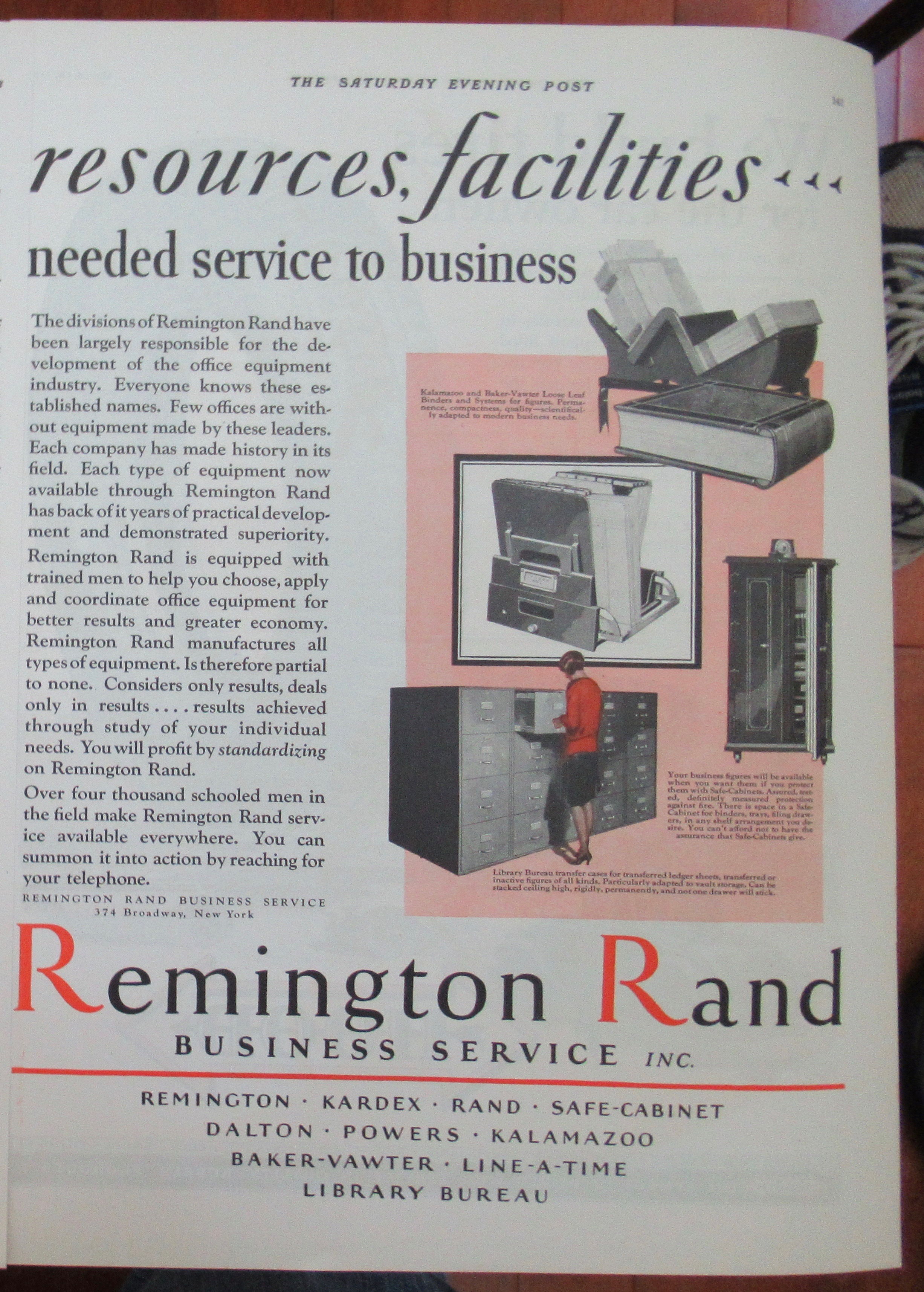 1928 Remington Rand with Man Power Resources