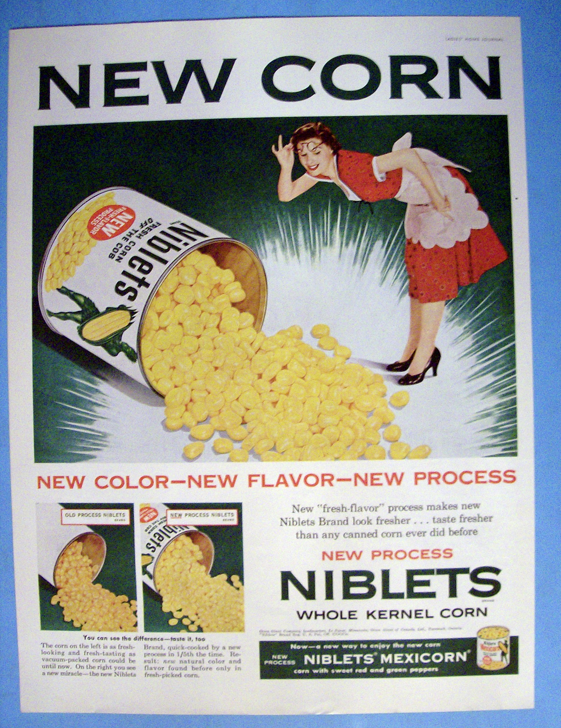 Vintage Ad: 1954 Green Giant Niblets