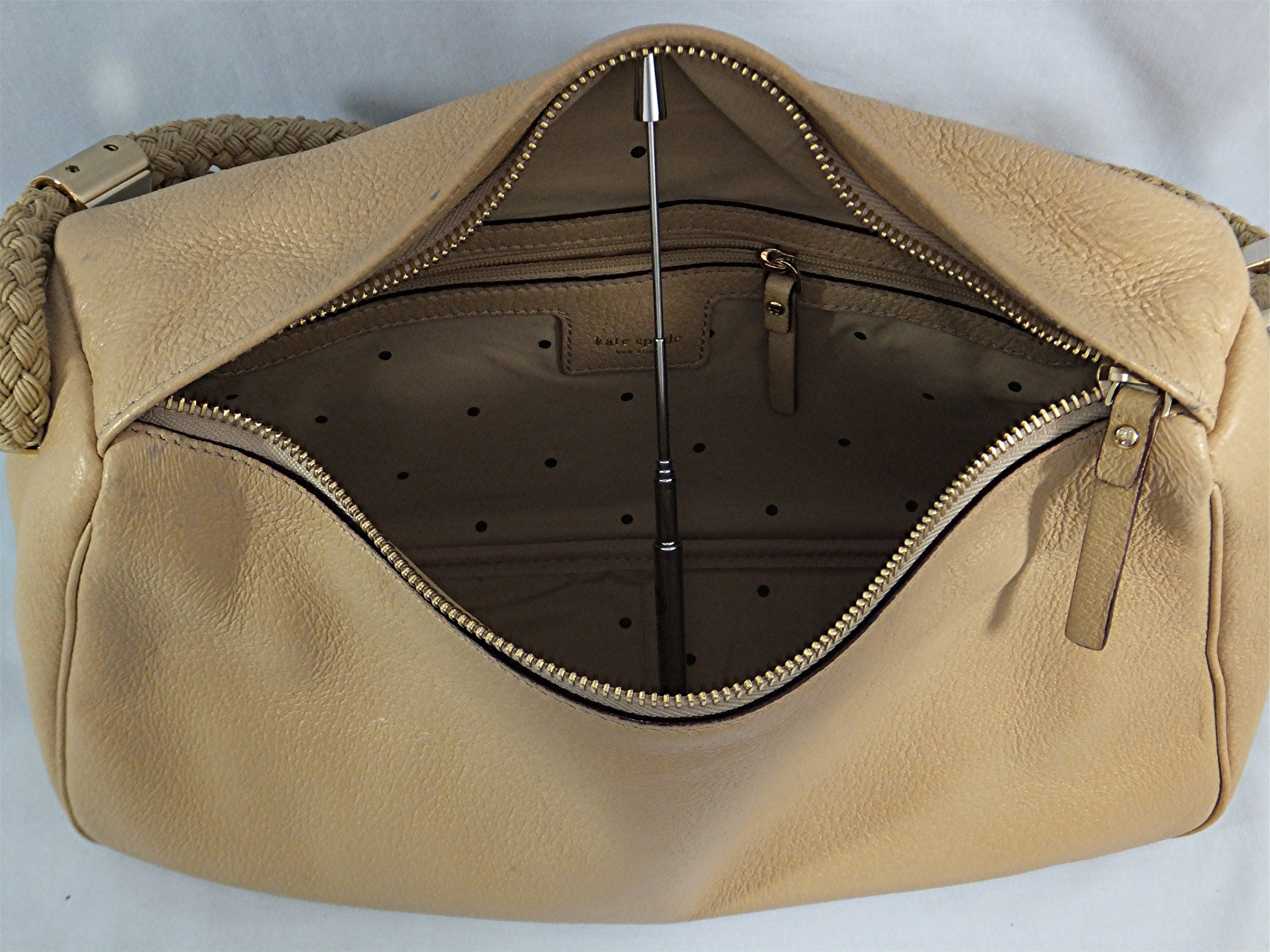 Bag Kate Spade Parker  Cream Leather USA