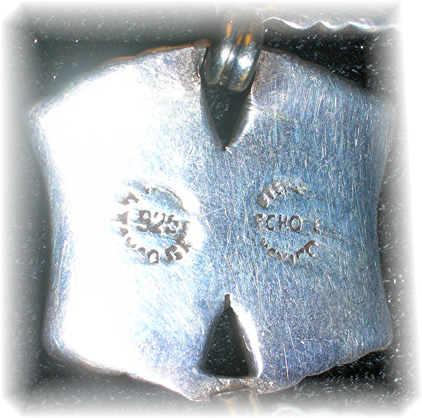 Necklace Sterling Silver Blue Enamel Earrings Mexico