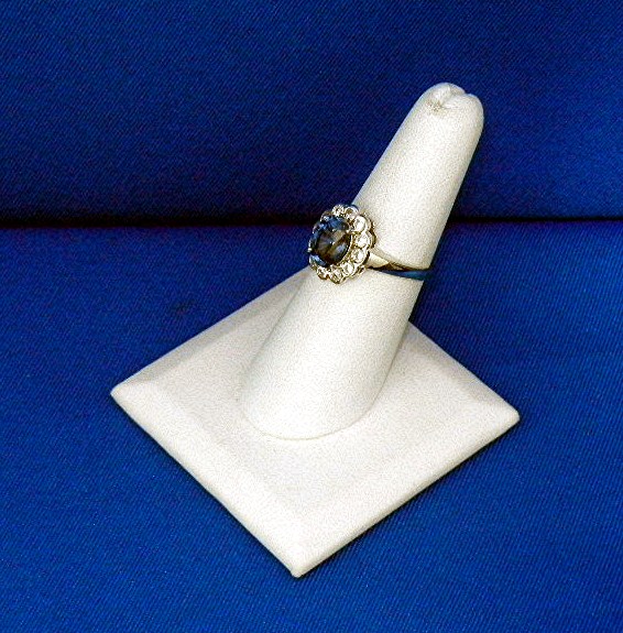 Ring Cornflower Blue Sapphire 2.60 Ct Sterling Silver