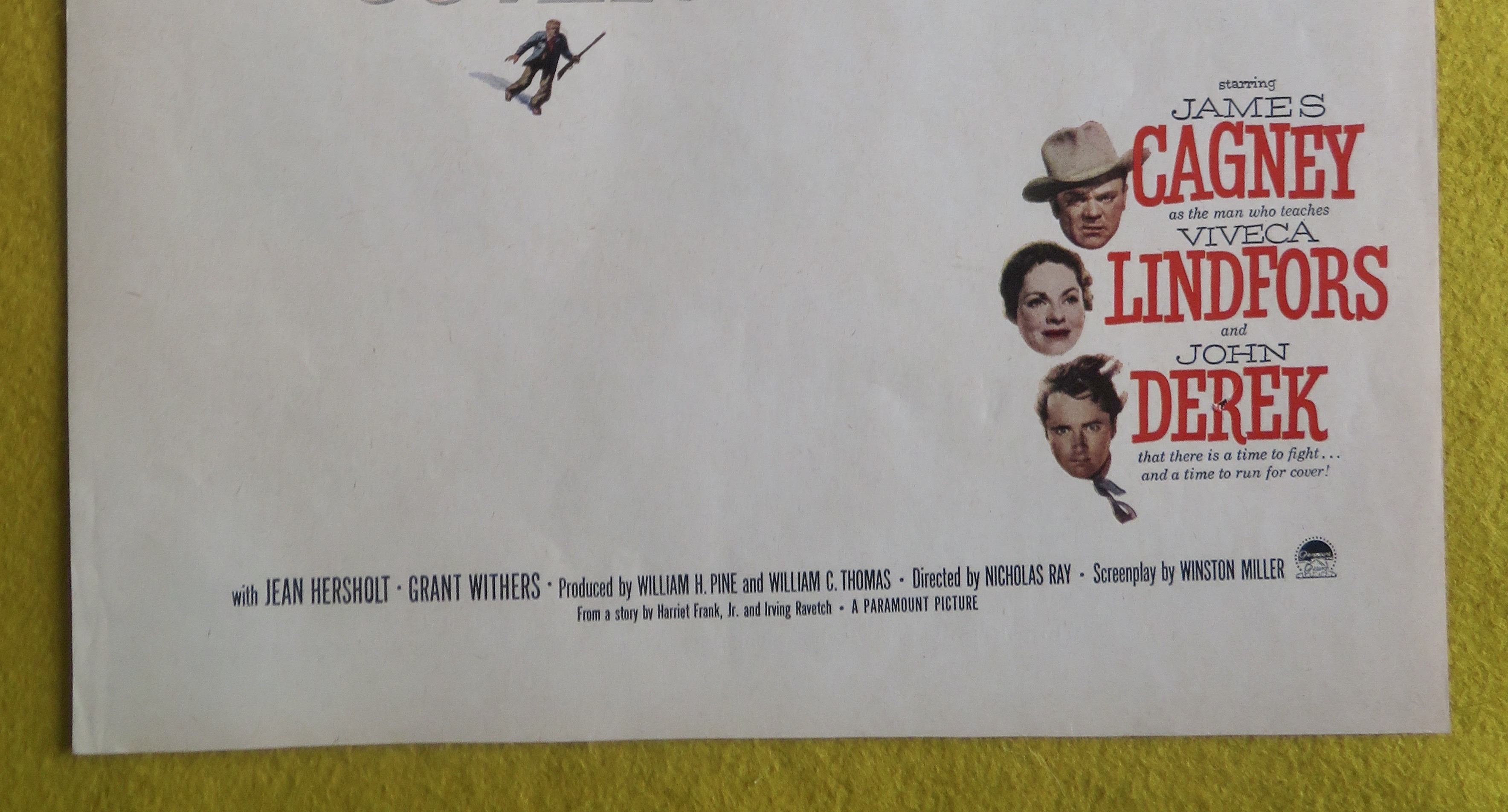 1955 Run For Cover with J Cagney, V Lindfors & J Derek