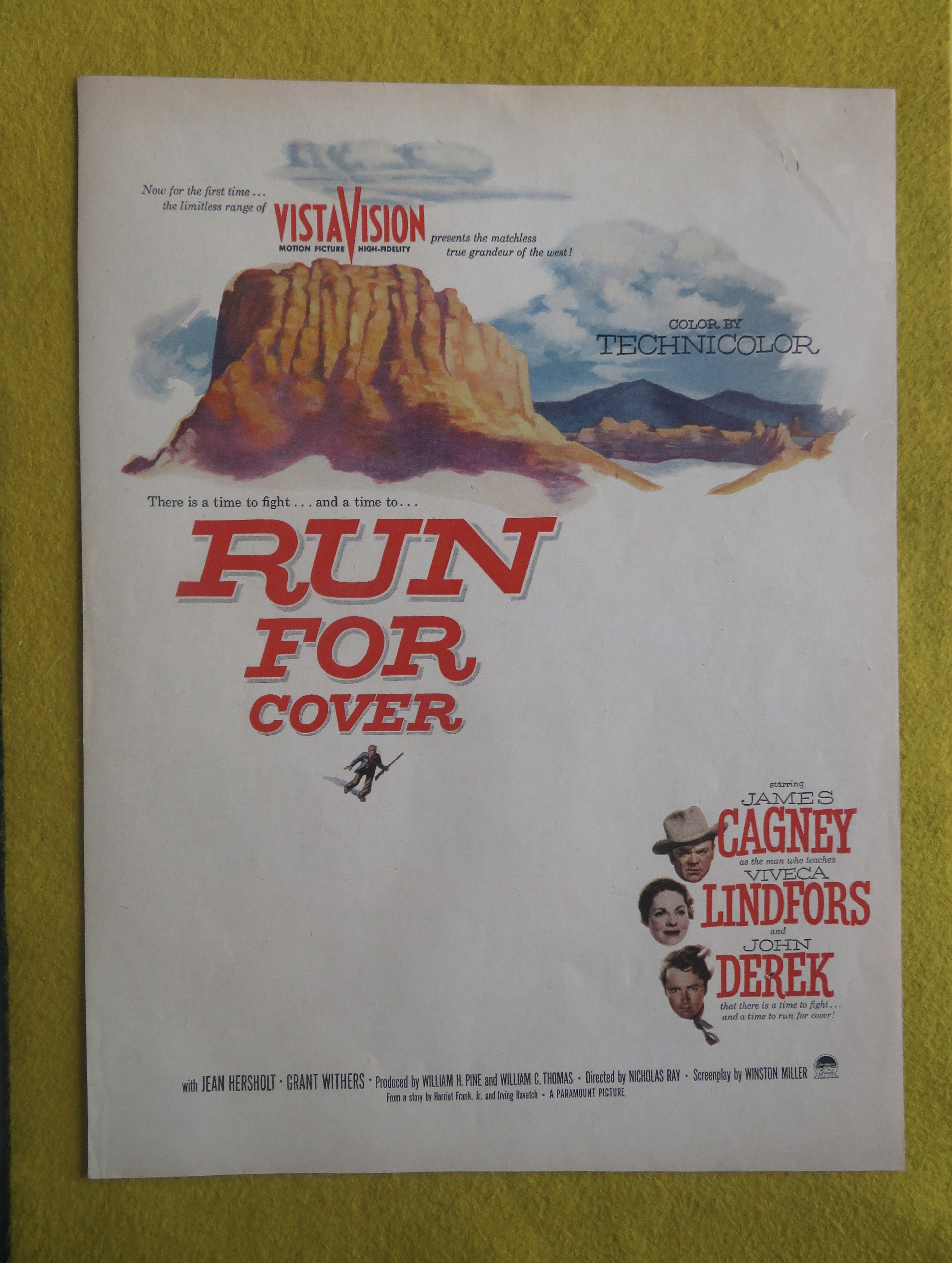 1955 Run For Cover with J Cagney, V Lindfors & J Derek