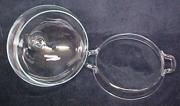 Crystal Covered Bowl Unusual Design 7.5 inch tall